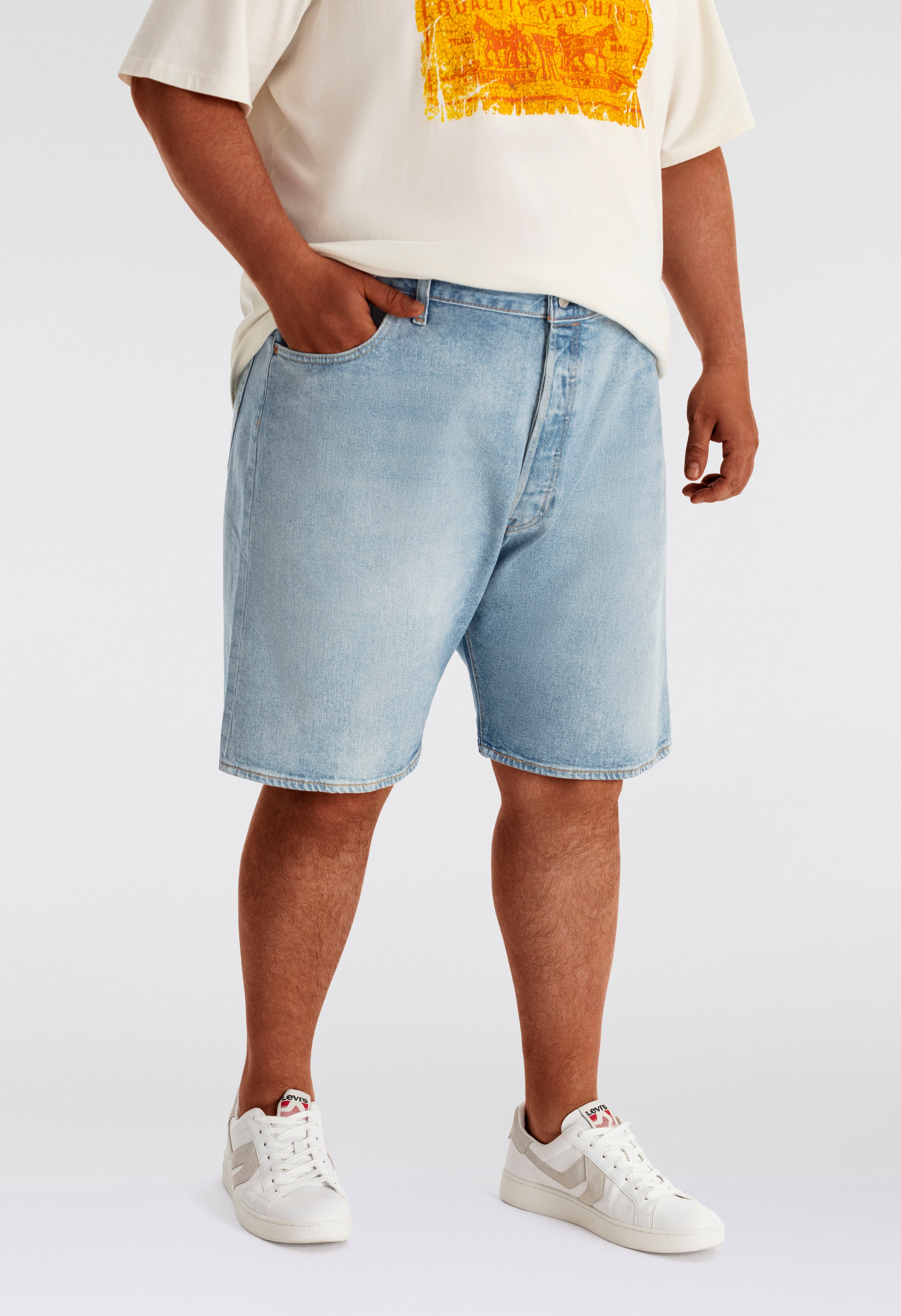 Levi's® Plus Jeansbermudas »501 ORIGINAL SHORTS B&T«