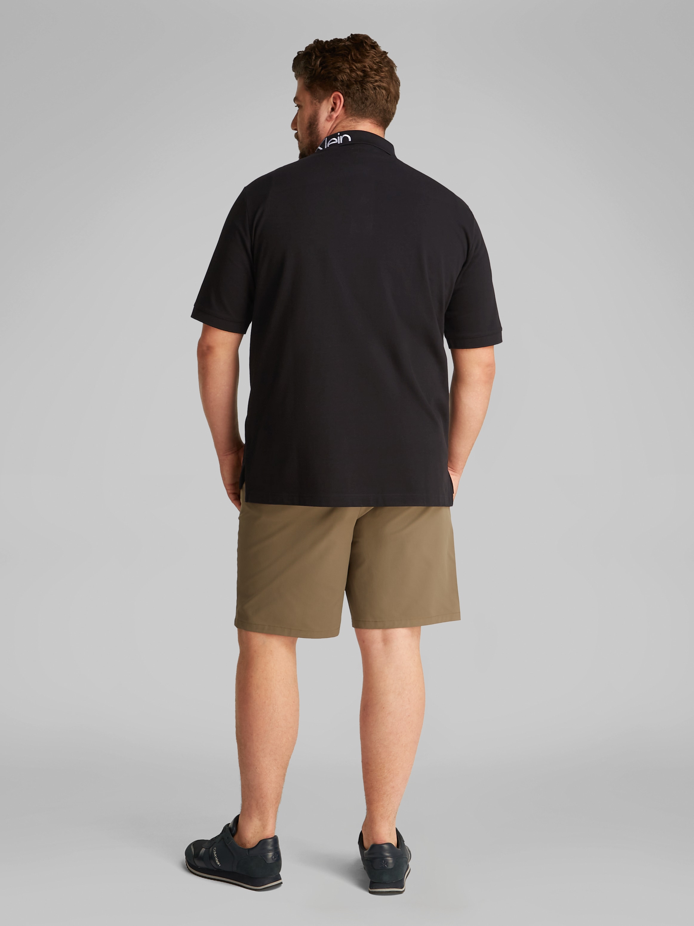 Calvin Klein Big&Tall Poloshirt »BT_STRETCH PIQUE LOGO CLLR POLO«, in grossen Grössen