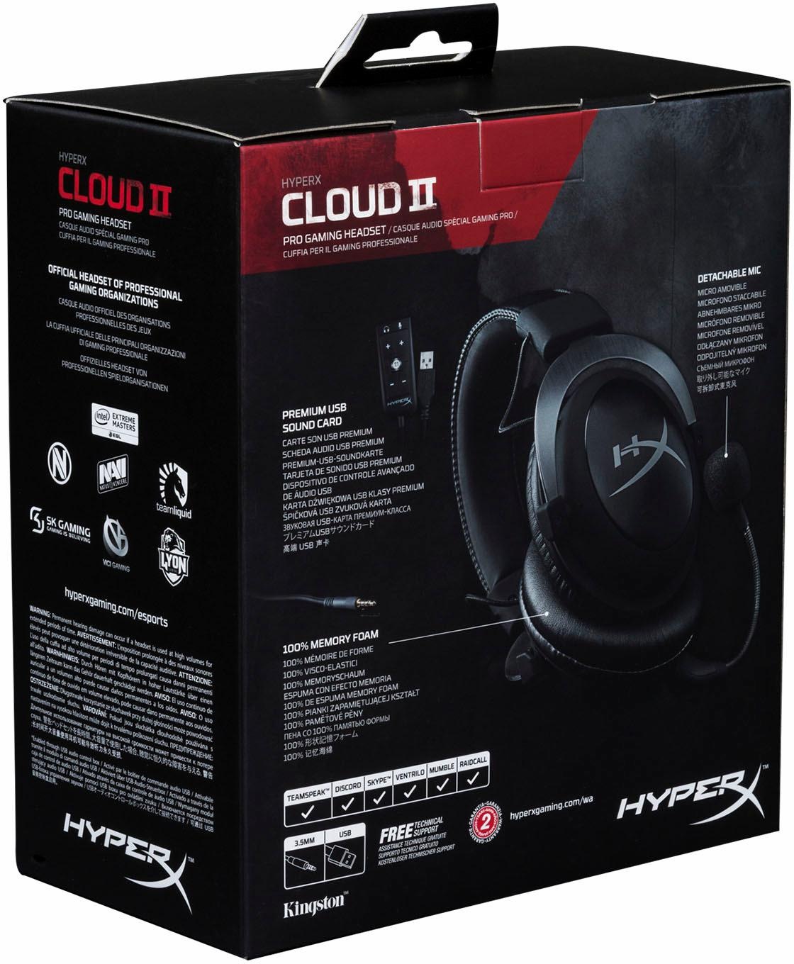 HyperX Gaming-Headset »Cloud II«, Rauschunterdrückung