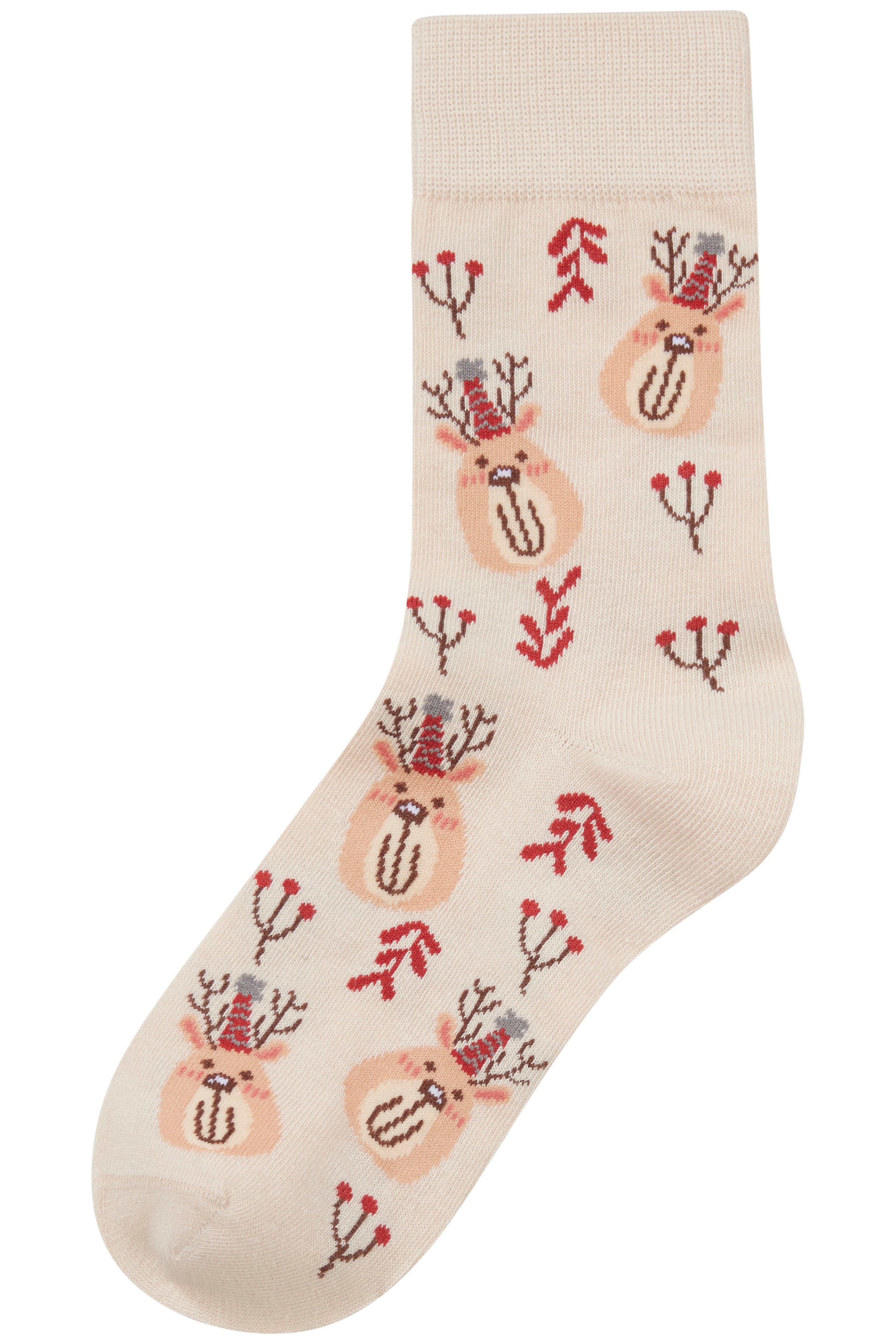 H.I.S Chaussettes basiques Packung, 3 Couple tlg. mit lustigen Weihnachtsmotiven