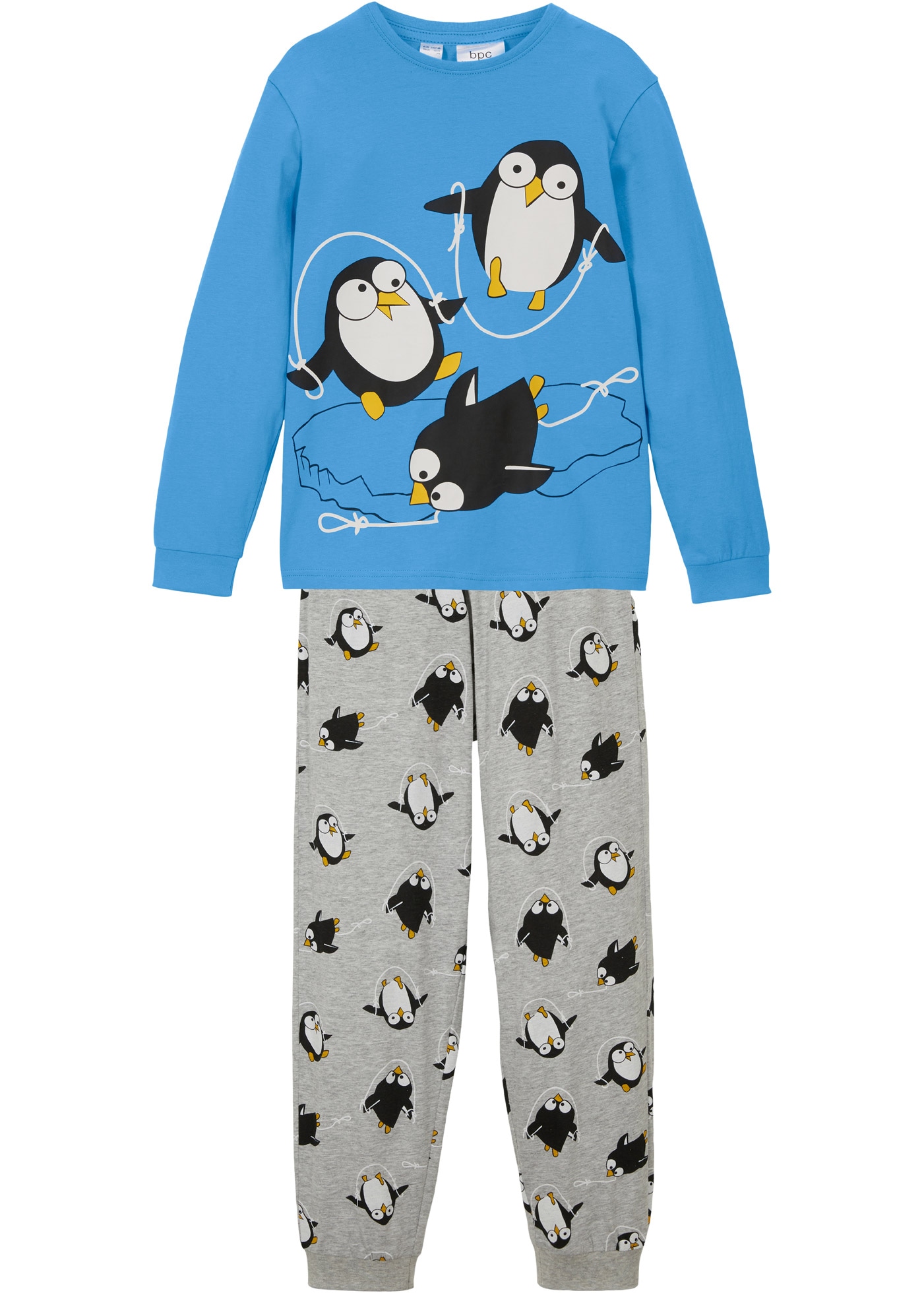 bonprix Pyjama »Pyjama mit weicher Baumwolle (2-tlg.Set)« Set, 2, 2 tlg. Pyjama mit weicher Baumwolle (2-tlg.Set)