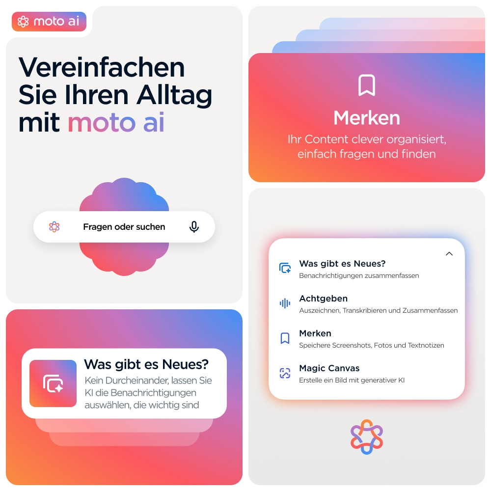 Motorola Smartphone »Edge 60 Fusion 256GB« Amazonite