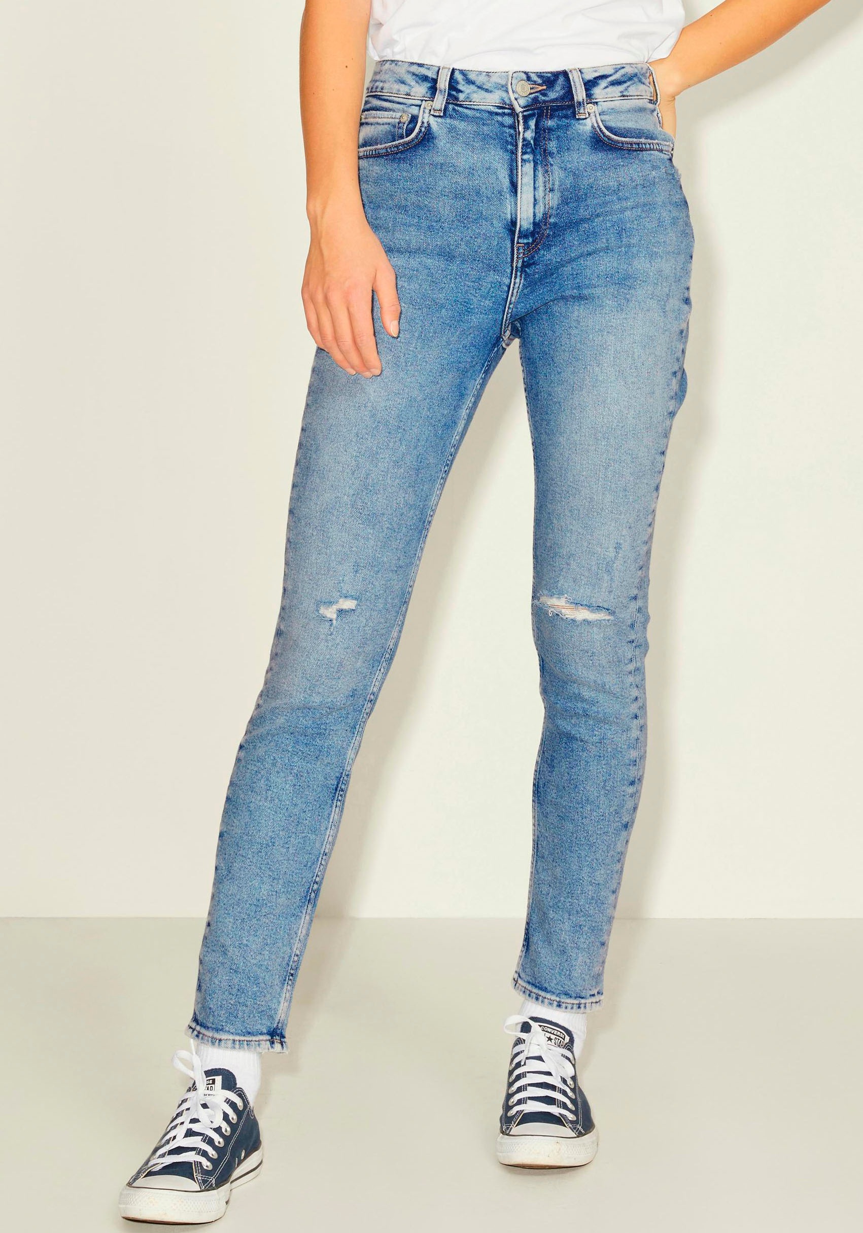 Image of JJXX Slim-fit-Jeans »JXBERLIN«, mit Destroyed Details bei Ackermann Versand Schweiz