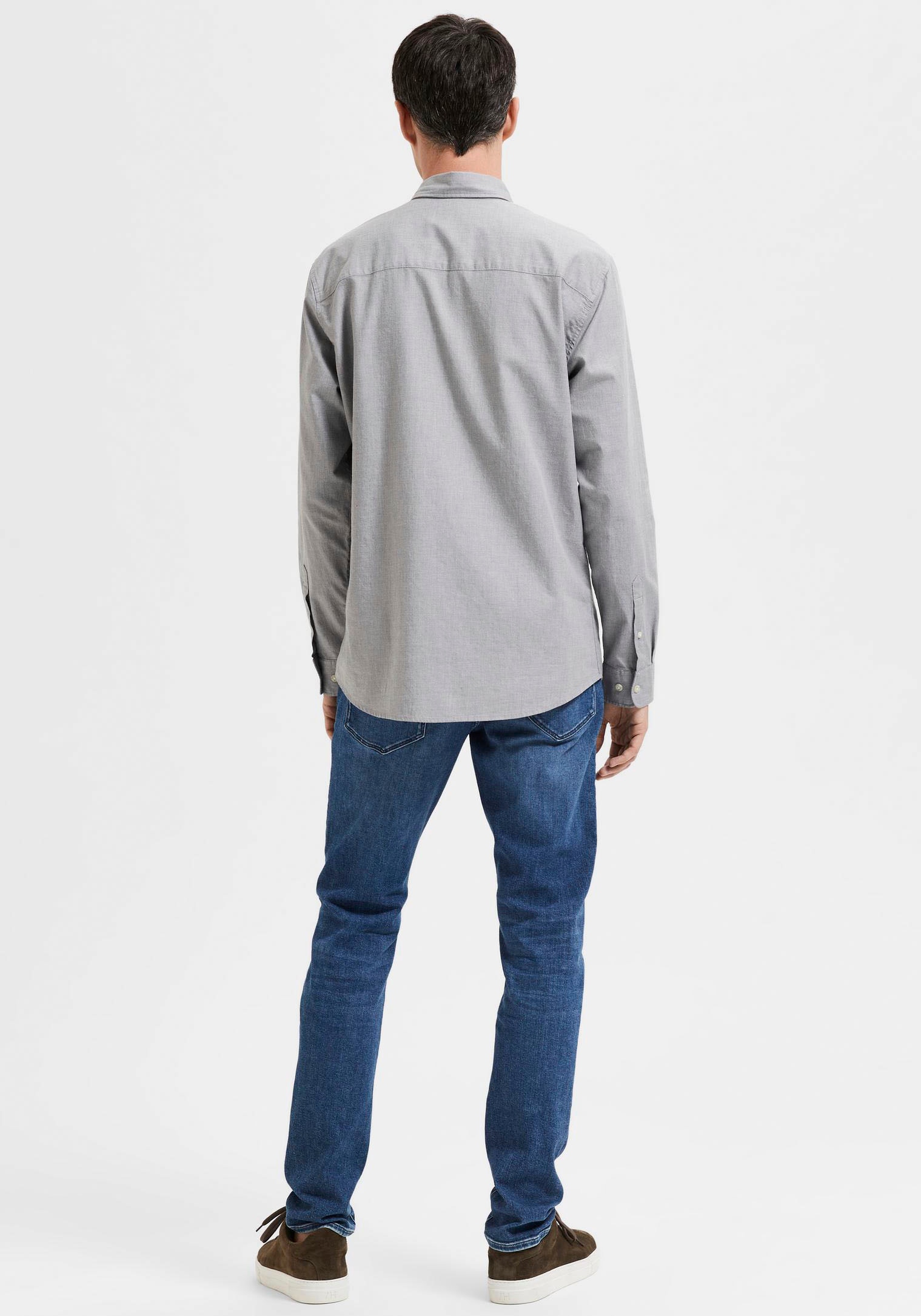 SELECTED HOMME Langarmhemd »SLHSLIMTHEO SHIRT LS«