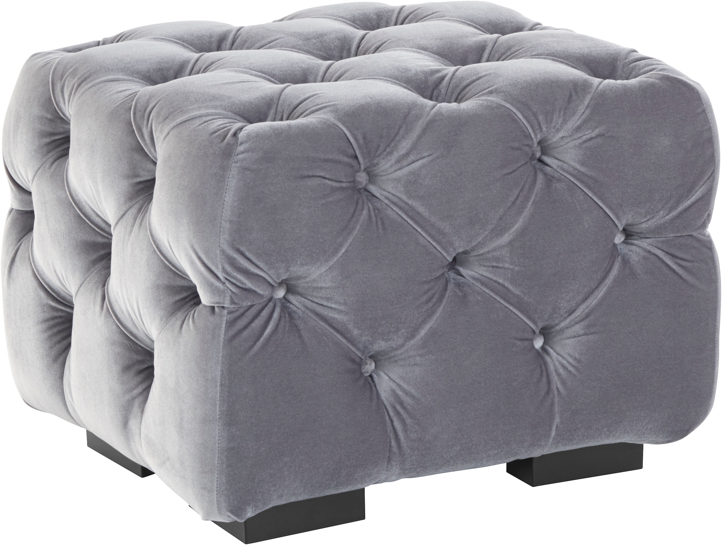 Home affaire Tabouret rembourré »Kalina« mit klassischer Chesterfield-Knopfheftung, passend zur  Serie "Kalina"