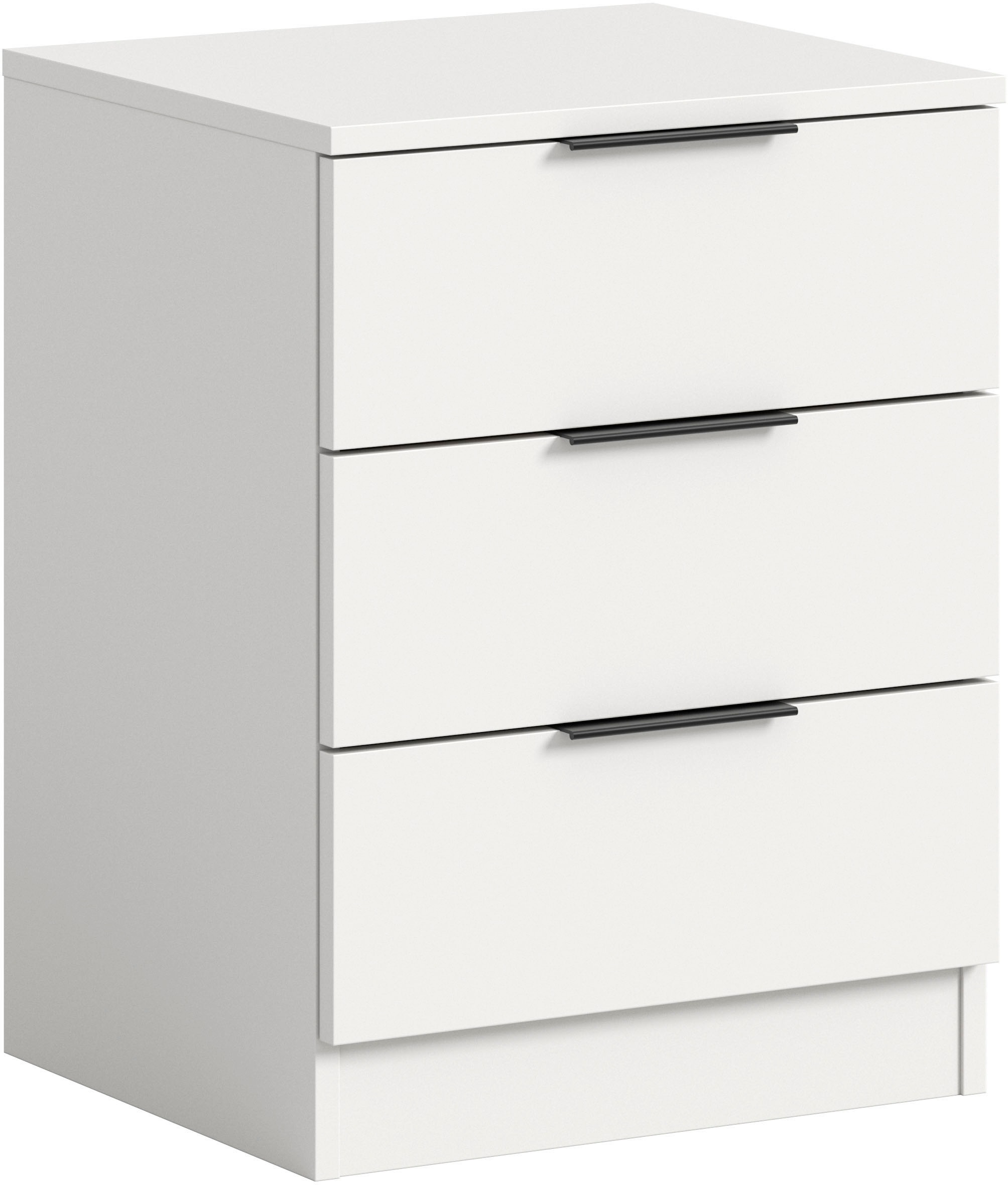 Image of GOODproduct Nachtkommode "Skarde Nachttisch Beistelltisch Kommode, Breite: 45 cm" 1 Stk. tlg. Skarde, Nachtkommode, 3 Schubkästen, weiss