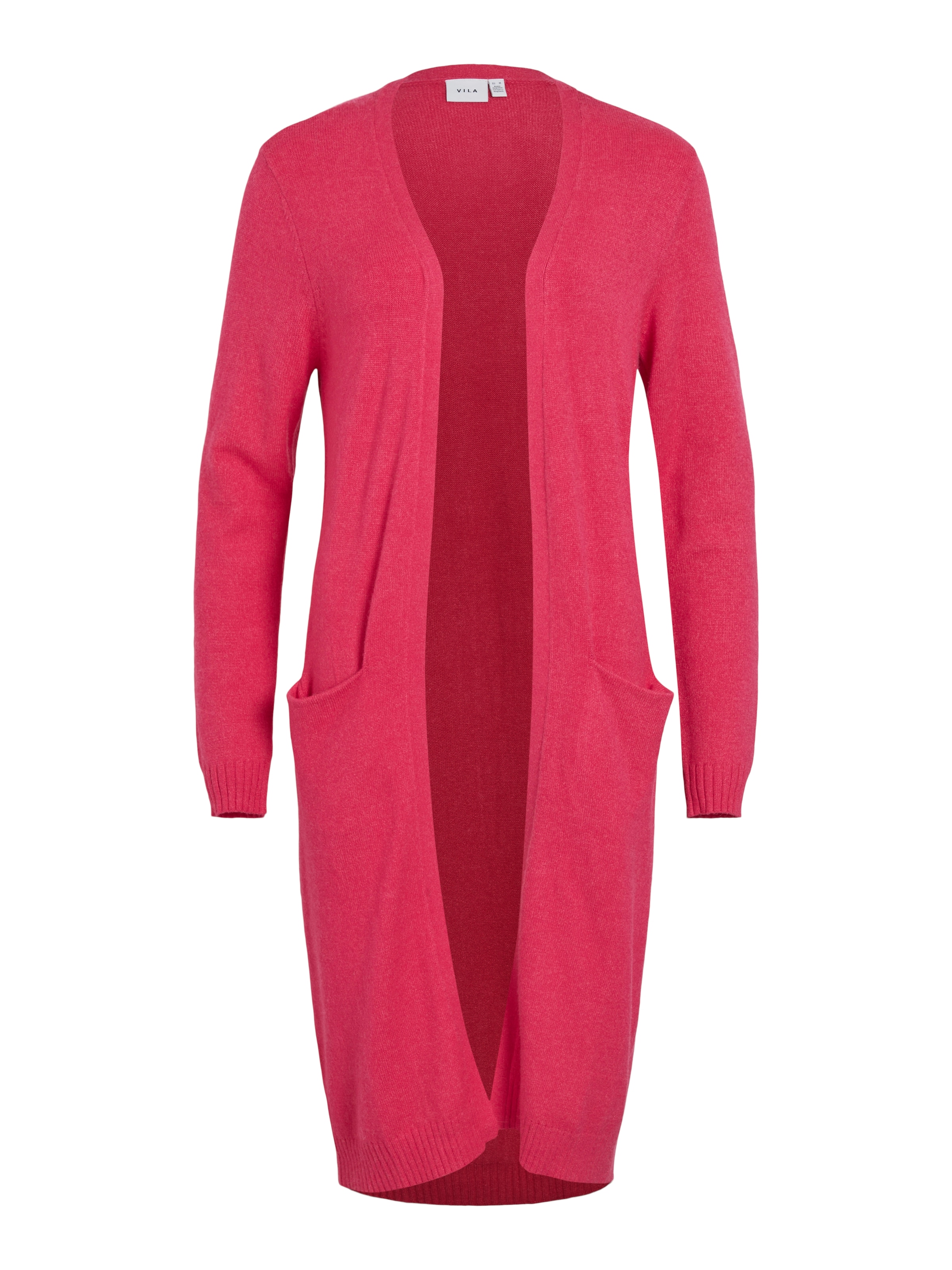 Vila Cardigan long »VIRIL LONG L/S  KNIT CARDIGAN - NOOS« Viskosemischung, regular fit