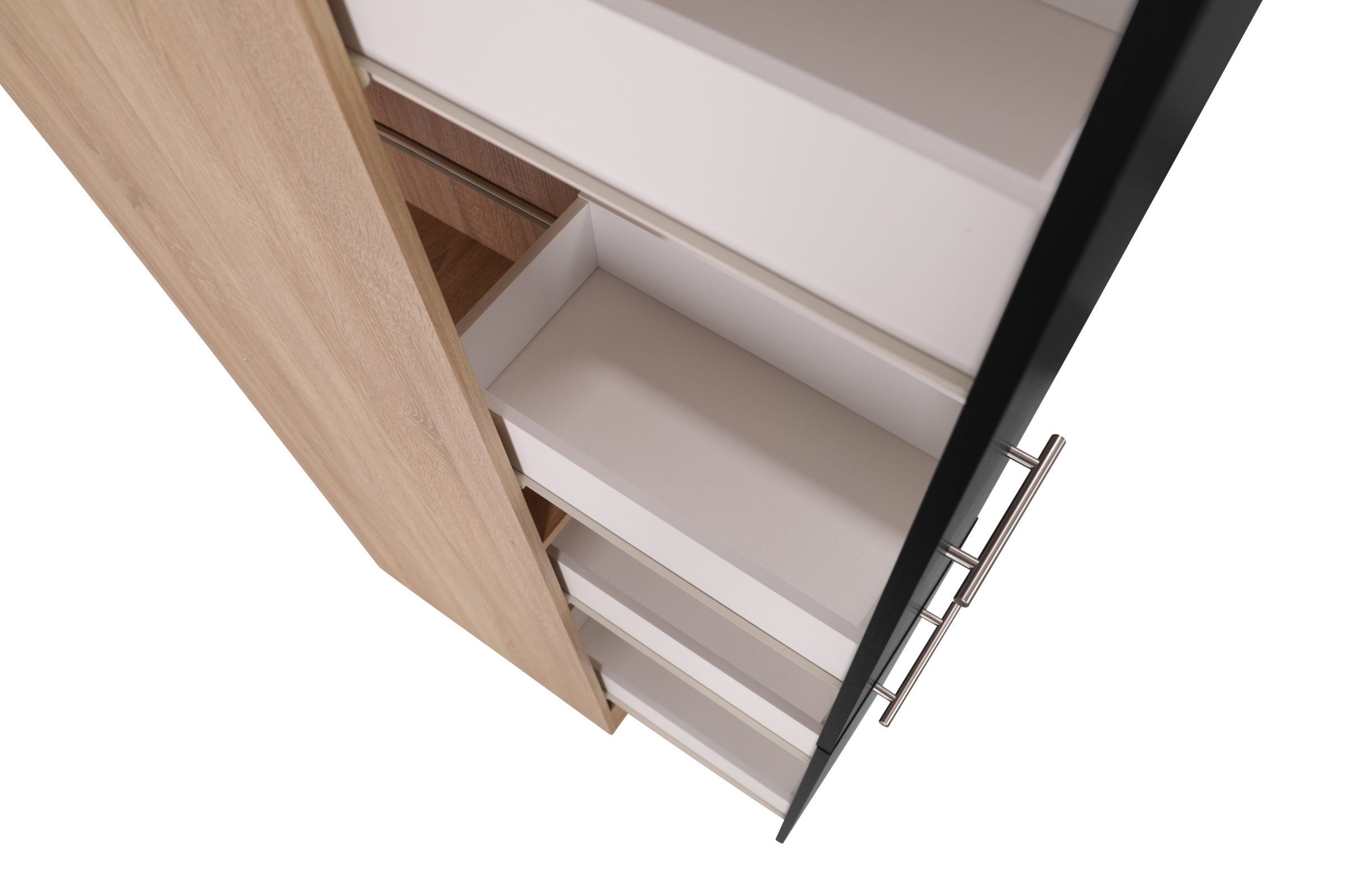 RESPEKTA Armoire à pharmacie »Merle« Breite 30 cm, Metallstangengriffe, Höhe 200 cm