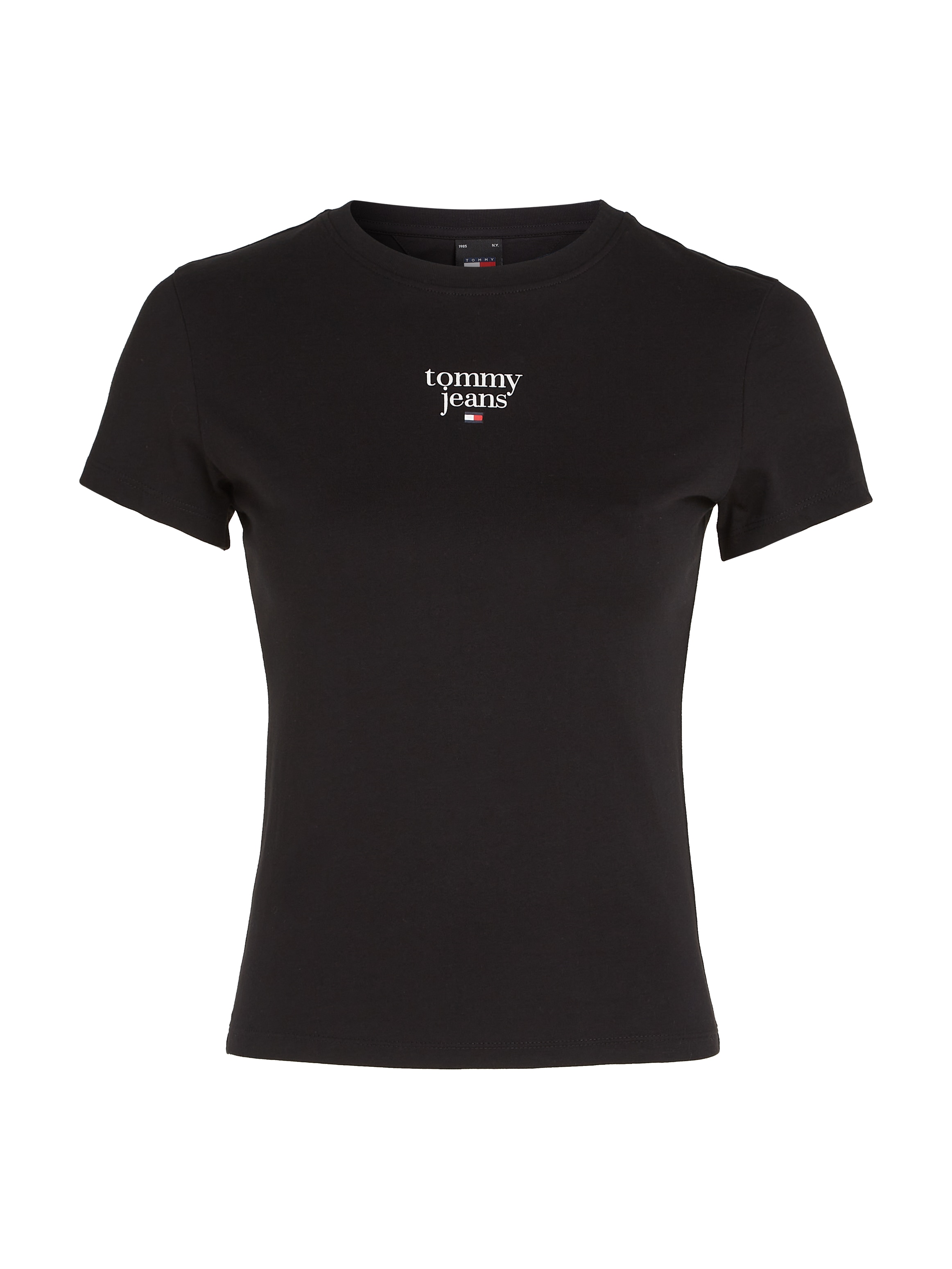 Tommy Jeans Curve T-Shirt »TJW SLIM ESSENTIAL LOGO1 TEE EXT«, in Grossen Grössen mit Logoschriftzug
