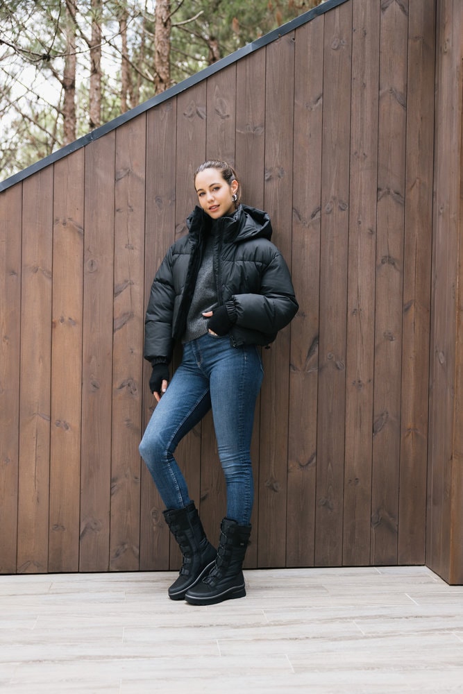 Remonte Winterstiefel, Keilabsatz, Schnürstiefel, Outdoorstiefel mit Innenreissverschluss