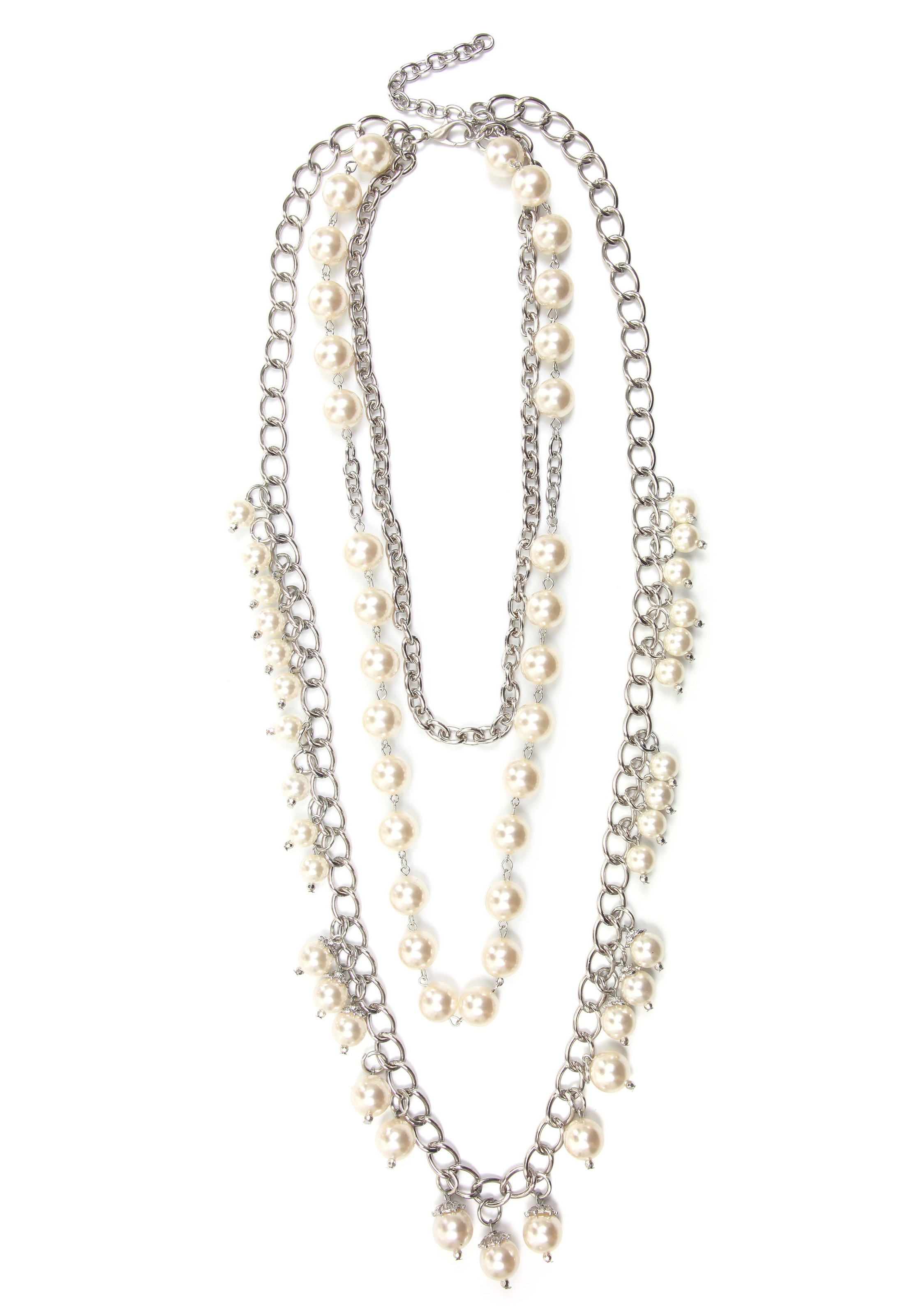 Image of COLLEZIONE ALESSANDRO Lange Kette »Dreireihige Kette, C2427A F34«, mit Kunststoffperlen bei Ackermann Versand Schweiz