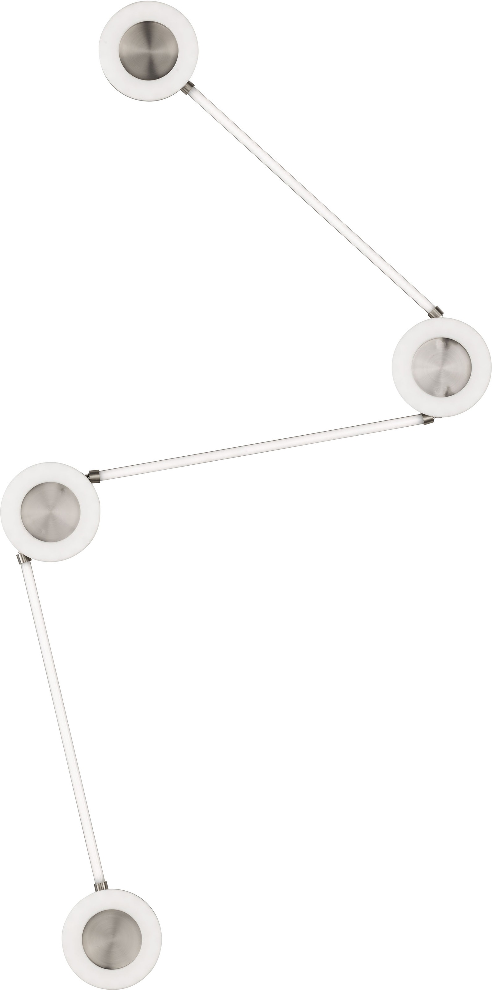 Image of WOFI LED Deckenleuchte »Deckenleuchte Lima 4 Flg.«, LED-Modul, 1 St., Warmweiss, Ausrichtung individuell und flexibel bei Ackermann Versand Schweiz