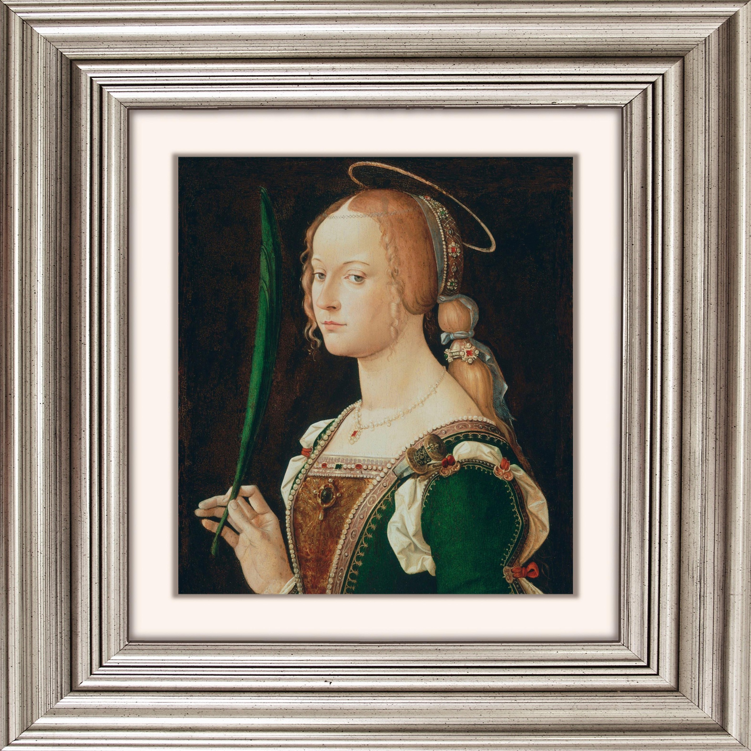 Image of queence Acrylglasbild "Frau II" Frau Gemälde Historische Persönlichkeiten Kunst Fine Art-Print in Galeriequalität