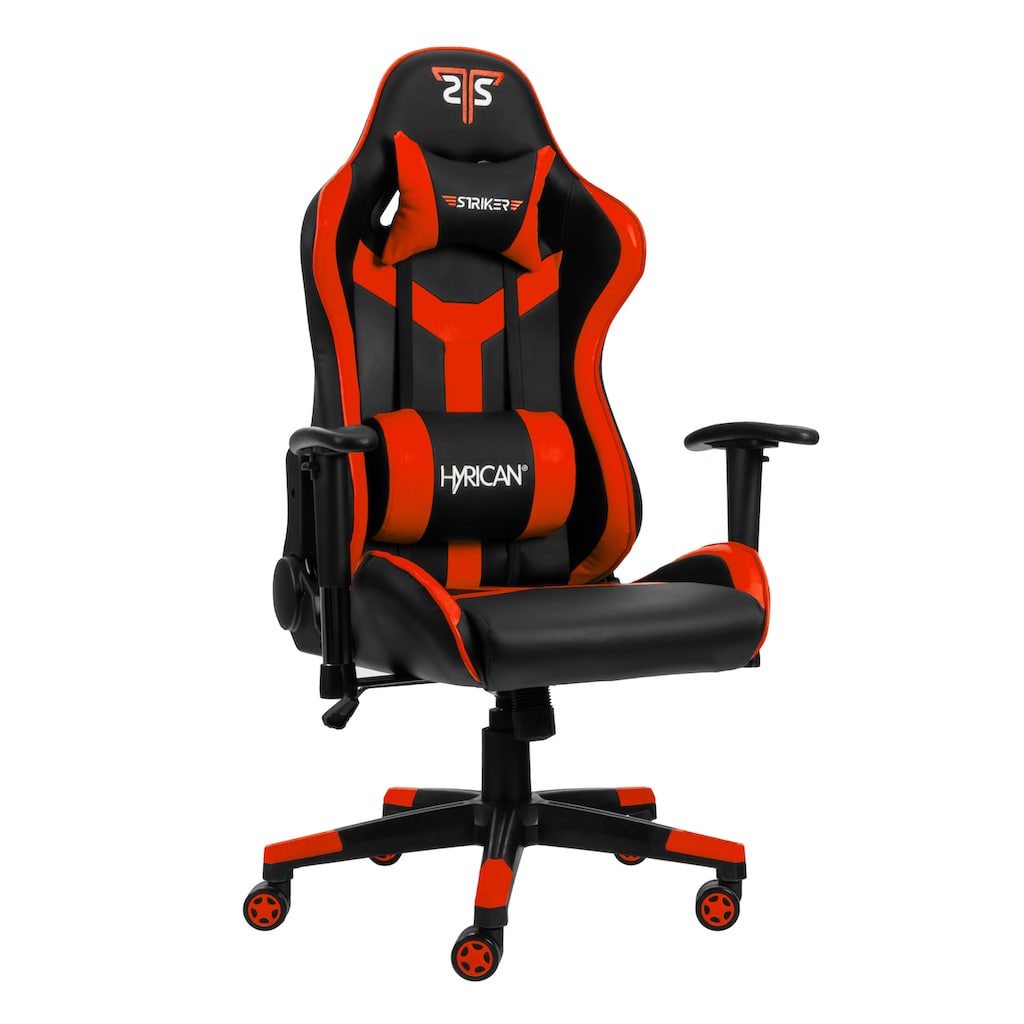 Hyrican Gaming-Stuhl »"Striker Copilot" schwarz/rot, Kunstleder, ergonomischer Gamingstuhl«