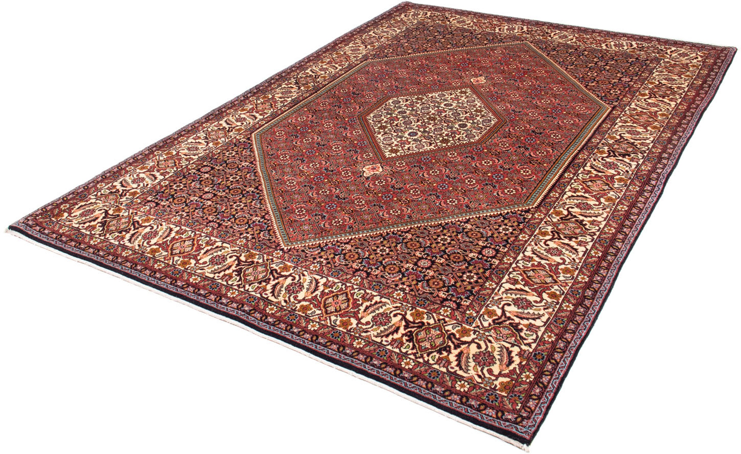 Image of morgenland Orientteppich »Perser - Bidjar - 242 x 171 cm - braun«, rechteckig, 15 mm Höhe, Wohnzimmer, Handgeknüpft, Einzelstück mit Zertifikat bei Ackermann Versand Schweiz