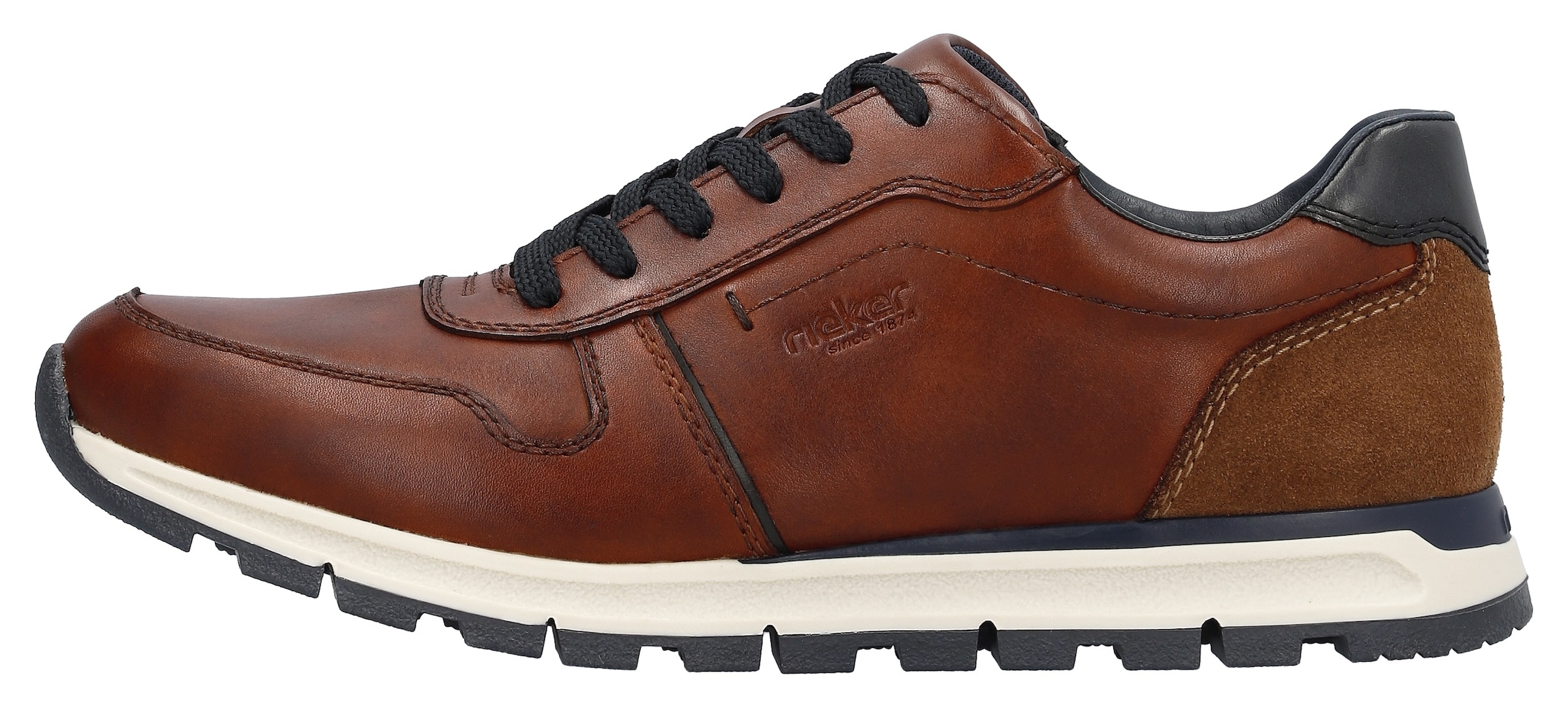 Rieker Sneaker, mit MemoCup-Innensohle, Freizeitschuh, Halbschuh, Schnürschuh