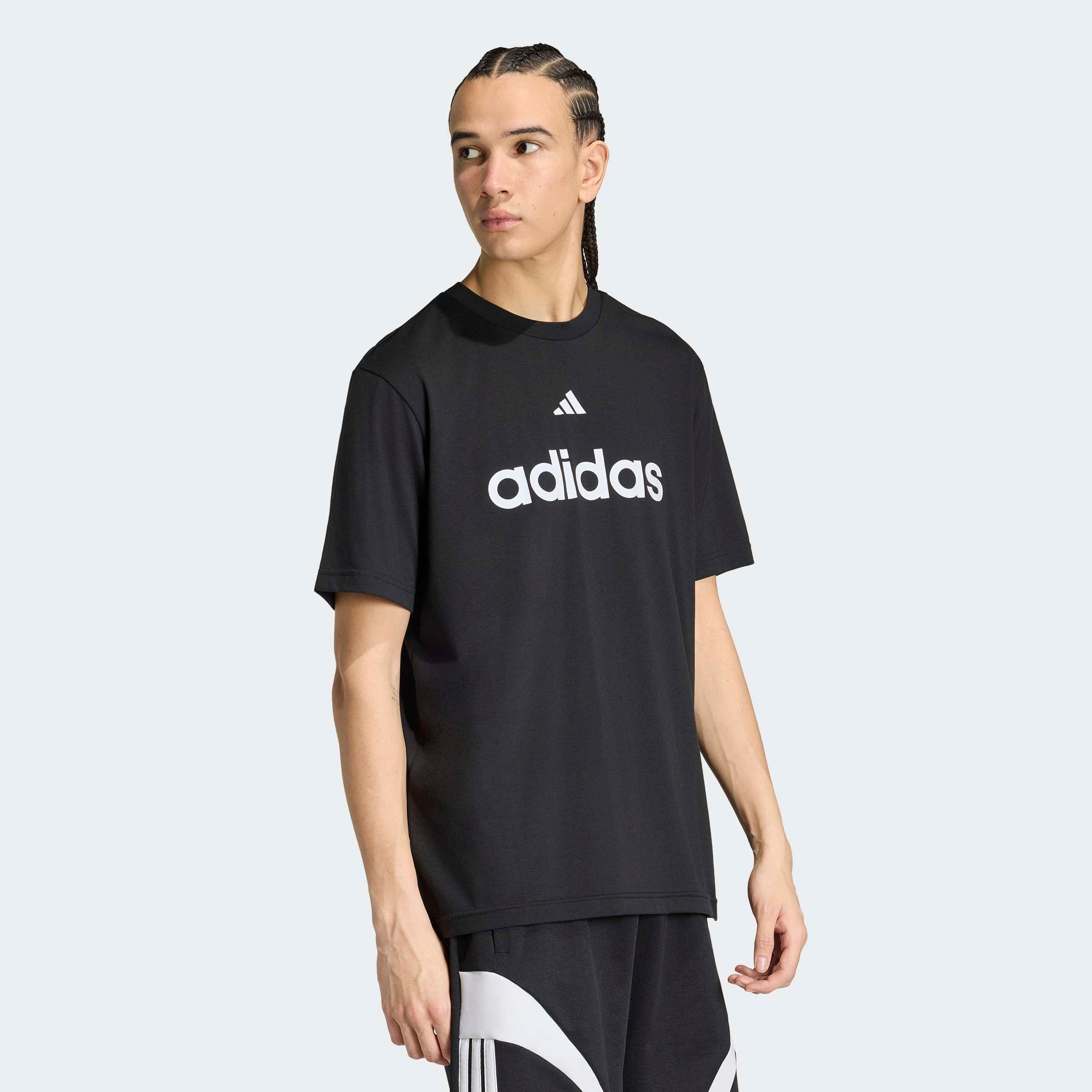 adidas Sportswear T-shirt »HOUSE OF TIRO ALWAYS ON GRAFIK« avec col rond, sans fermeture, longueur normale