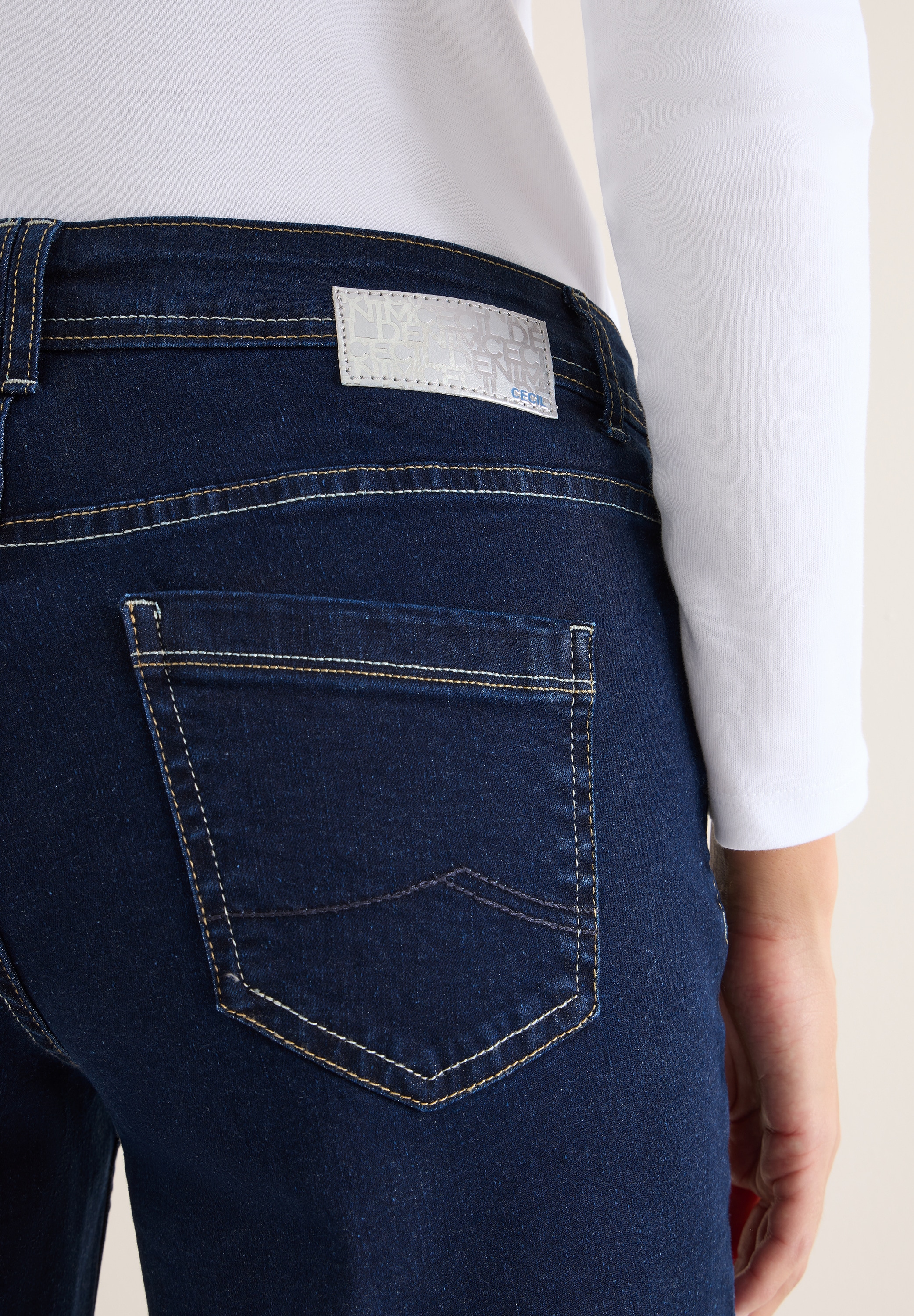 Cecil Jeans droit im Five-Pocket Style