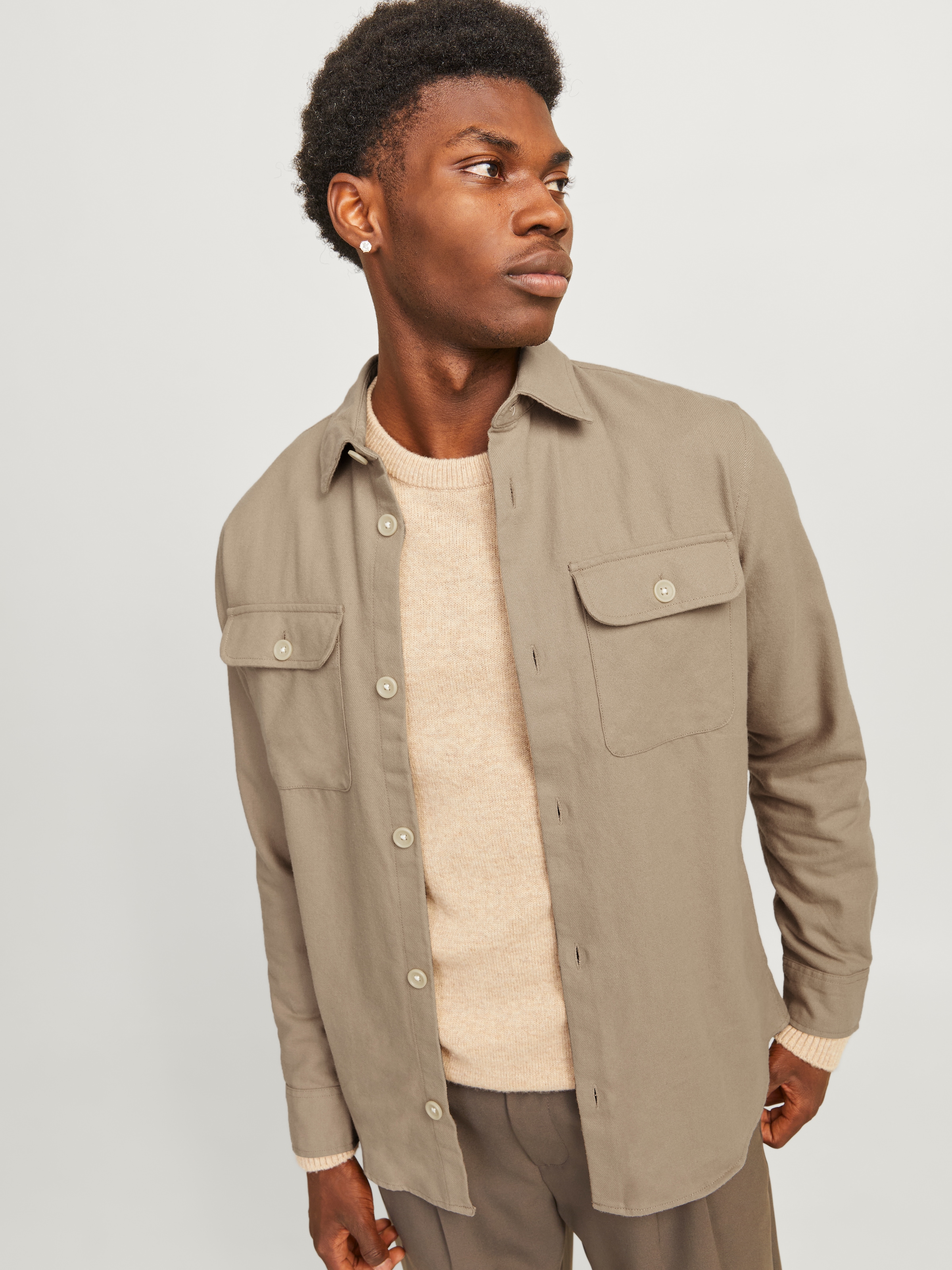 Image of Jack & Jones Langarmhemd "JJEDARREN OVERSHIRT LS NOOS"