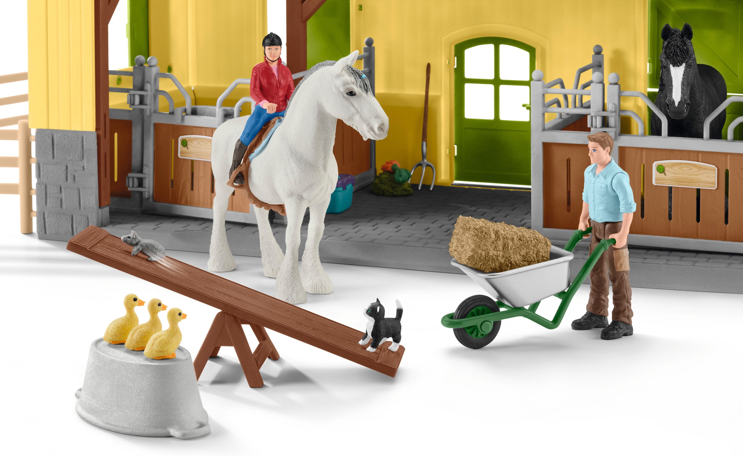 Schleich® Monde de jeu »FARM WORLD, Pferdestall (42485)«