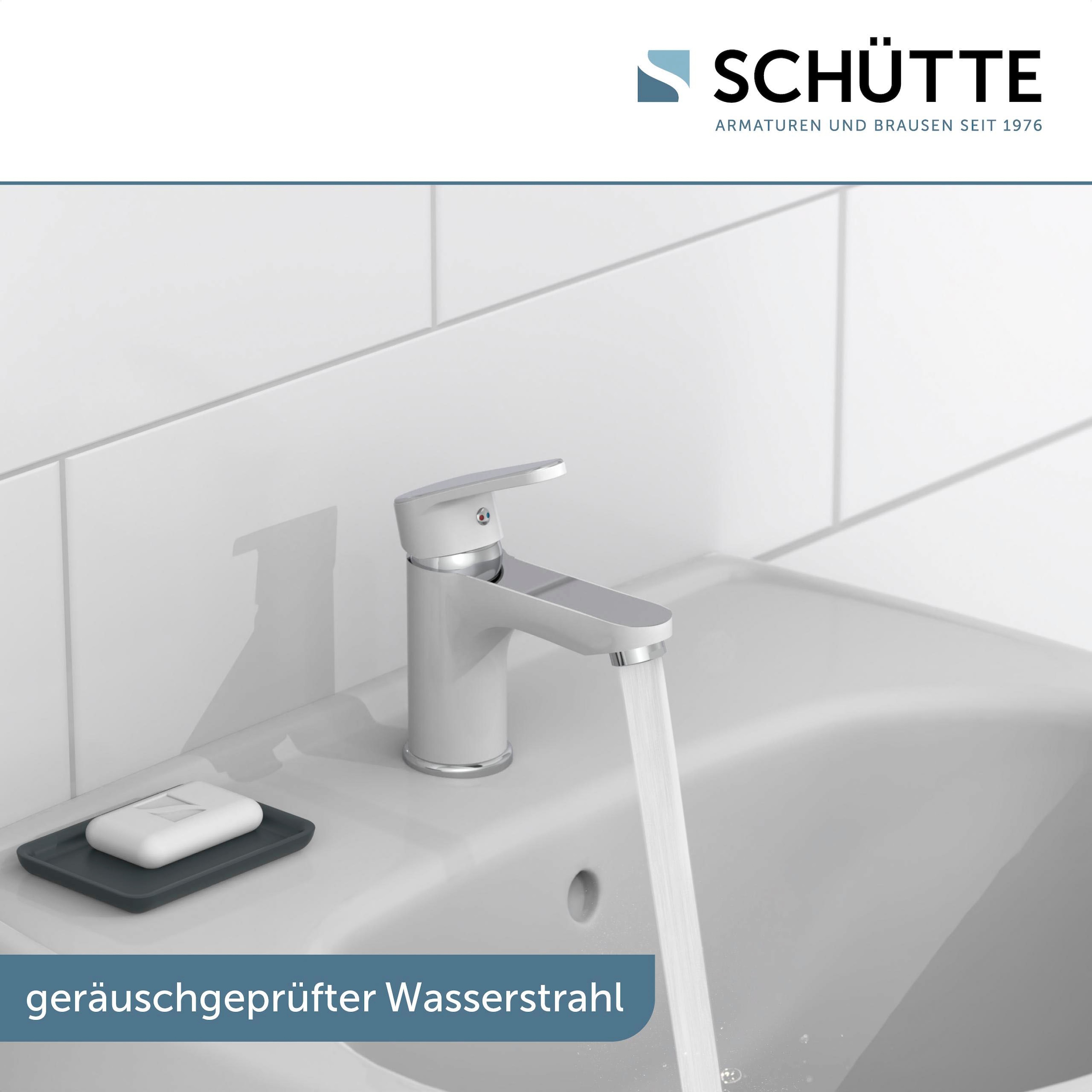 Schütte Waschtischarmatur »ALASKA« inkl. Pop-up-Ablaufventil, geräuscharme Kartusche, leichte Montage