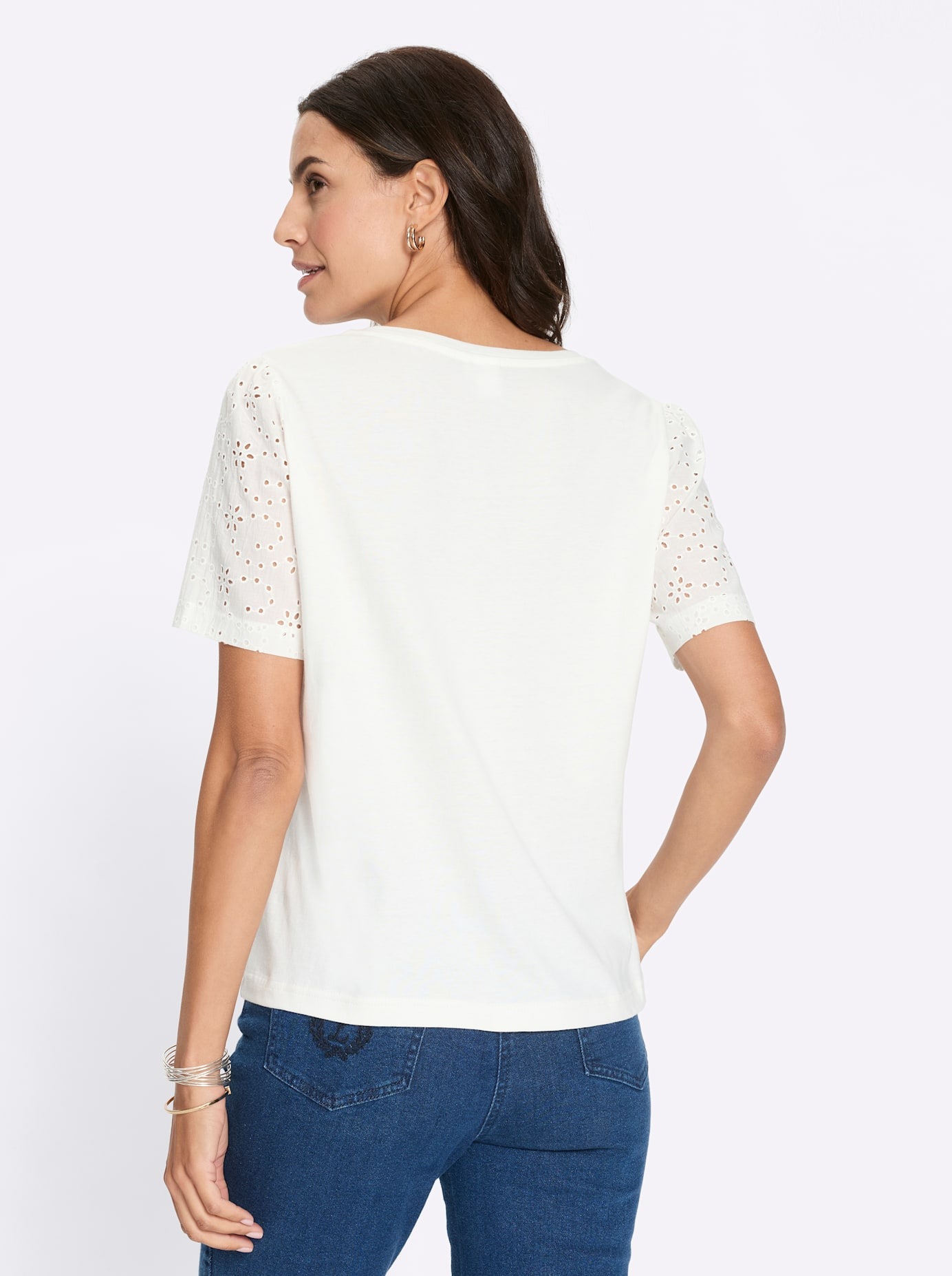 Inspirationen Shirt à col rond »Kurzarm-Shirt« 1 pièces