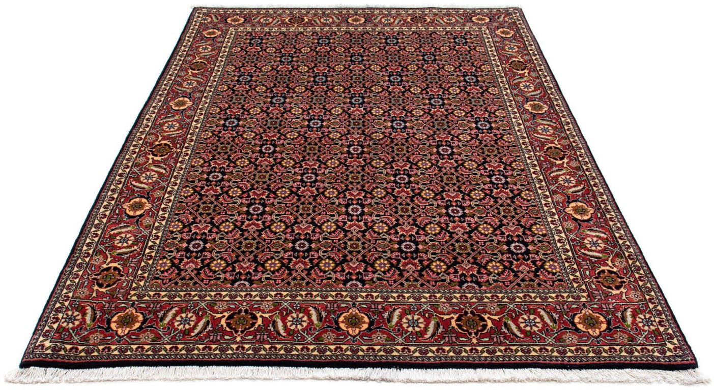 Image of morgenland Wollteppich »Bidjar - Zanjan Stark Gemustert Blu scuro 215 x 140 cm«, rechteckig, 1,5 mm Höhe, Unikat mit Zertifikat bei Ackermann Versand Schweiz