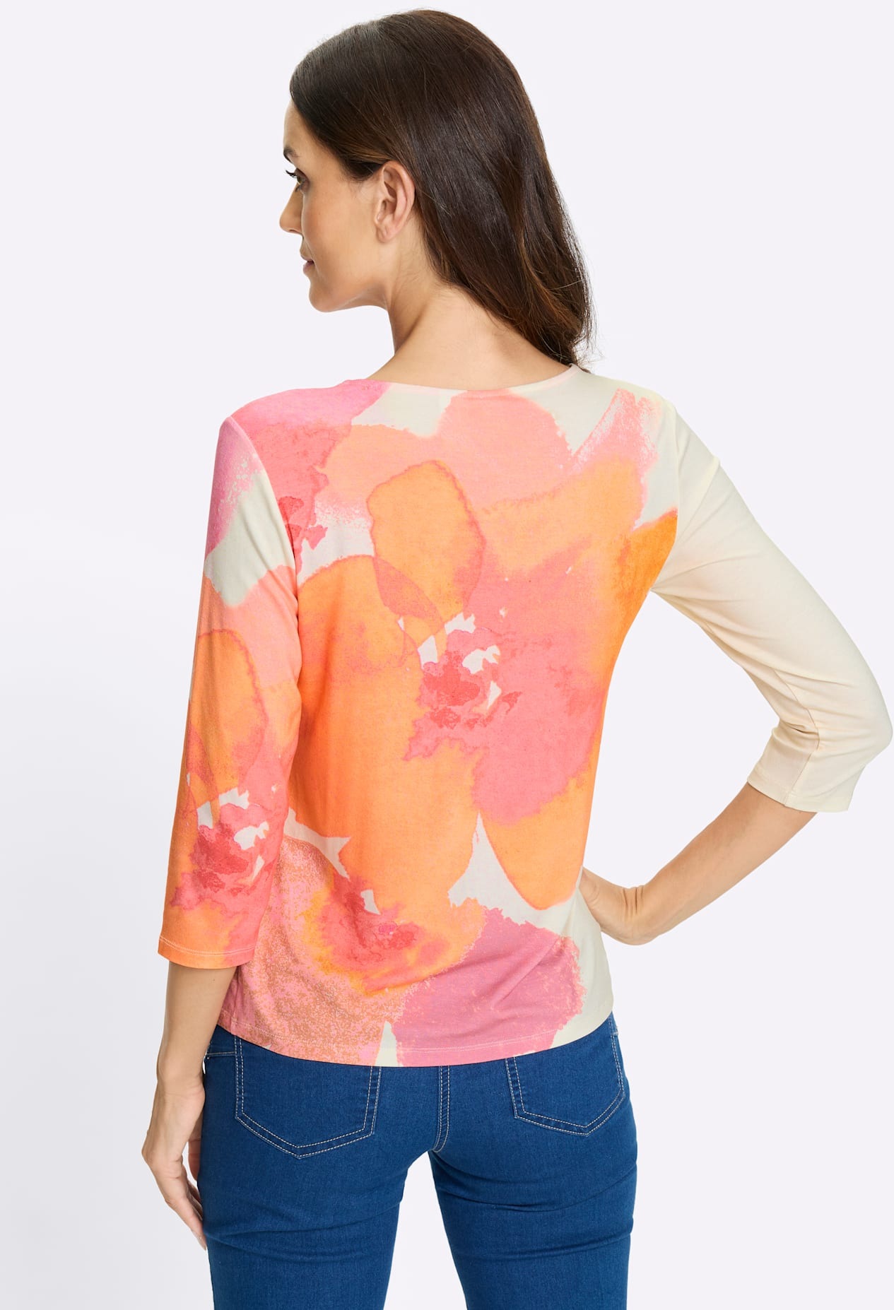 heine 3/4-Arm-Shirt »Druck-Shirt« 1 tlg.