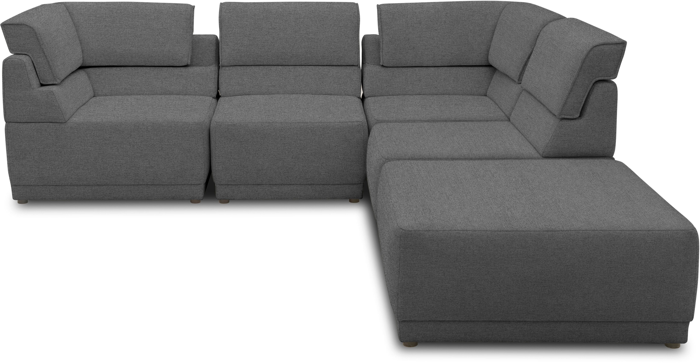 DOMO collection Loungesofa »800007«, (Set, 5 Teile), Rückenkissen aufstellbar, unendlich erweiterbar