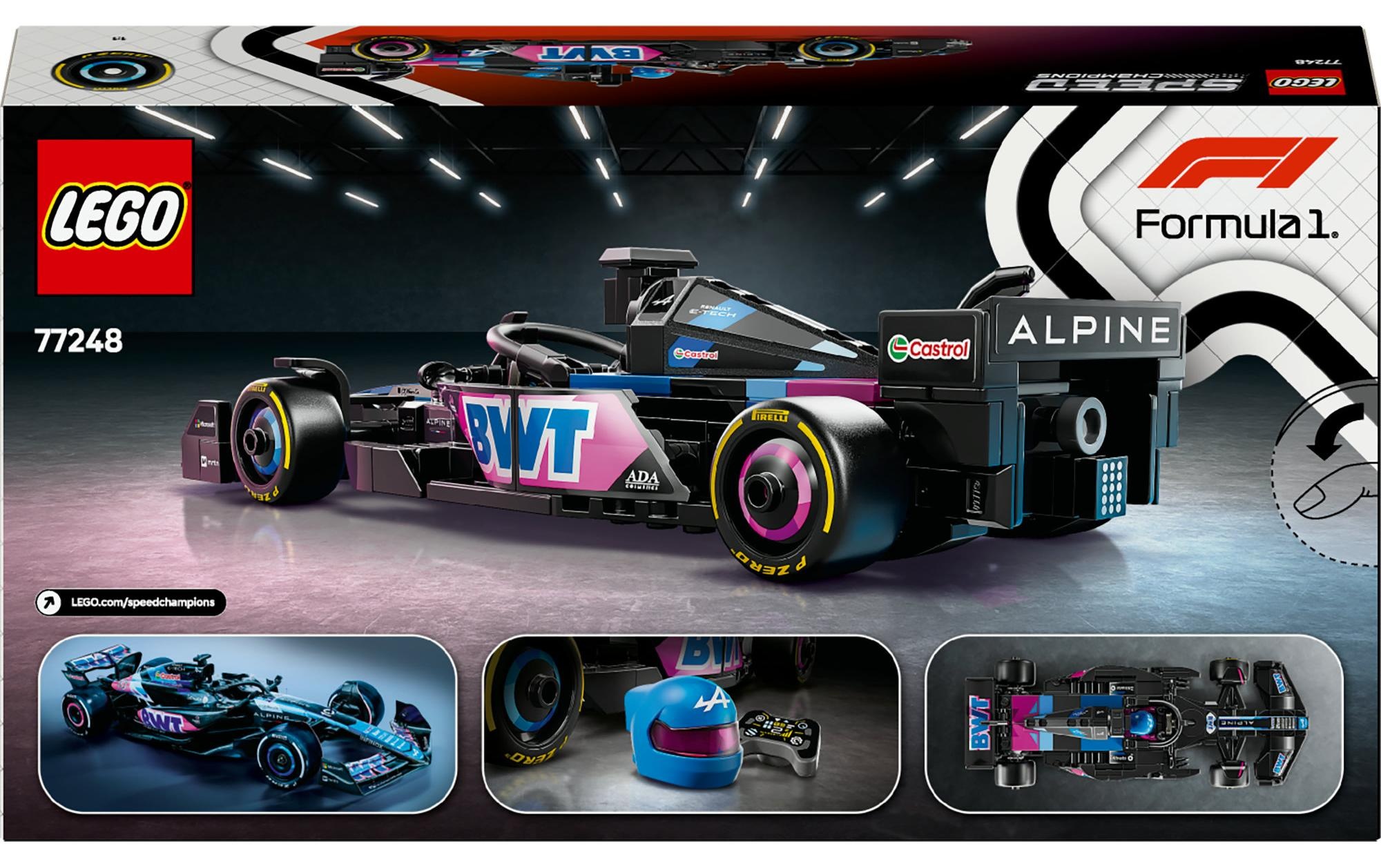 LEGO® Spielbausteine »Speed Champions BWT Alpine F1 Team A524 Rennauto 77248«