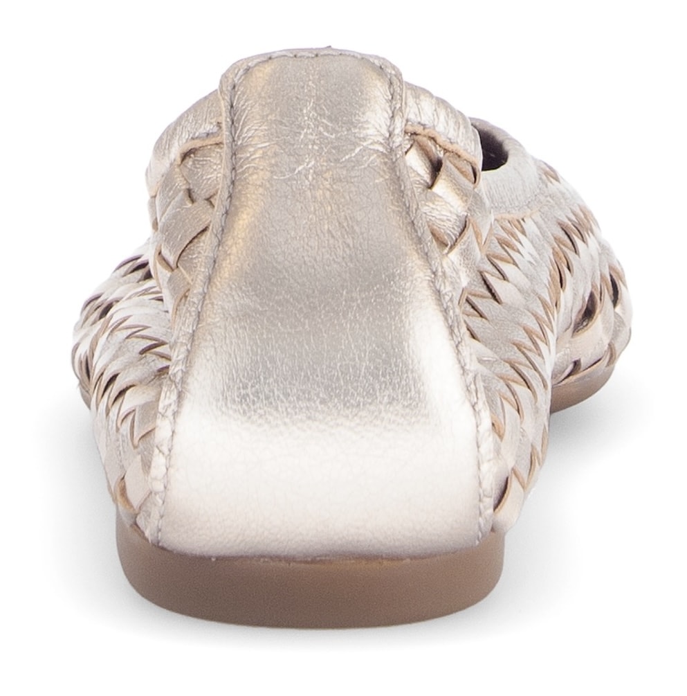 Gabor Ballerine  , Schlupfschuh, Frühlingsschuh, Businessschuh mit tollem Flechtmuster