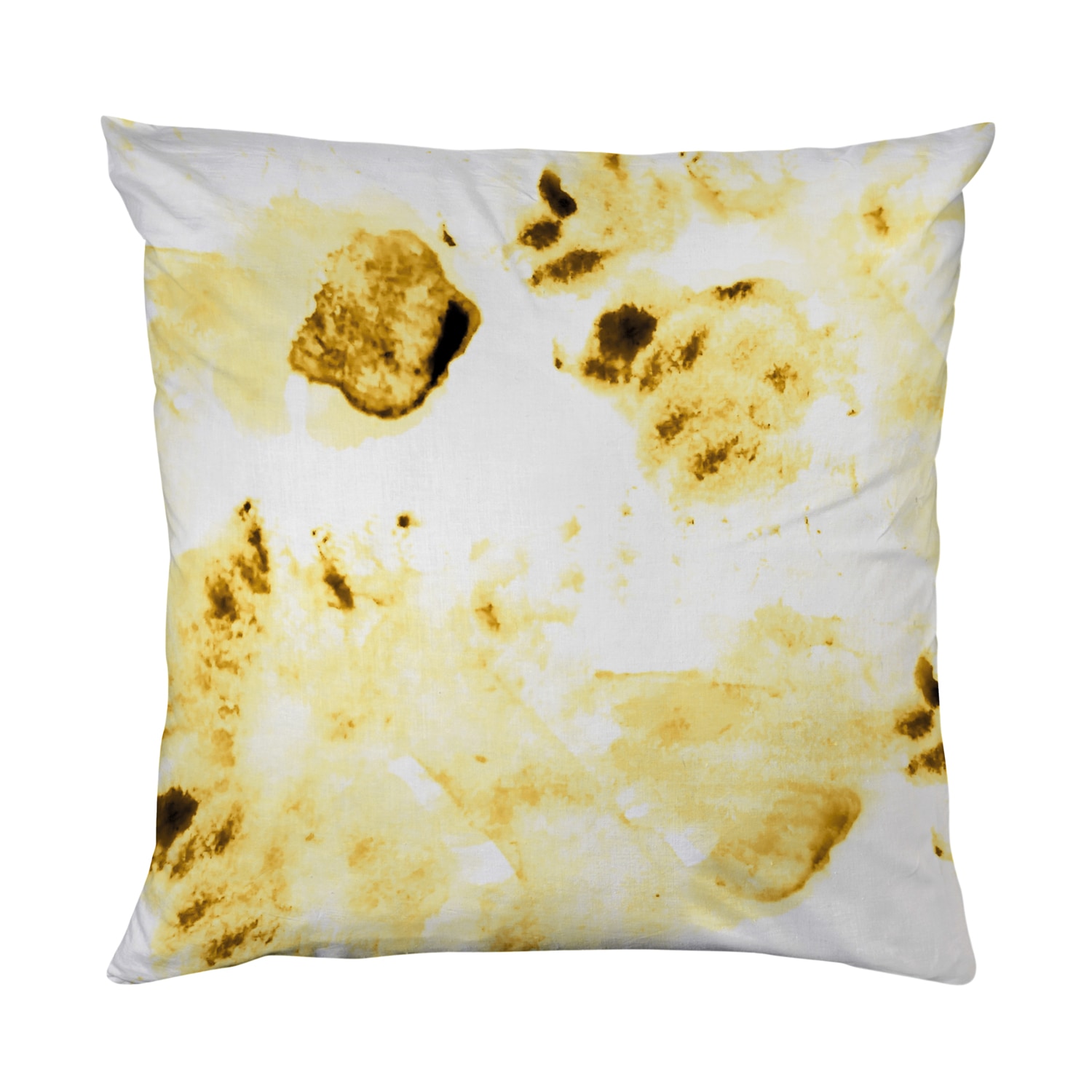 Image of queence Dekokissen "Gold und Weiss" Beidseitig bedruckte Kissenhülle, Kissen 40x40cm, inkl. Reissverschluss