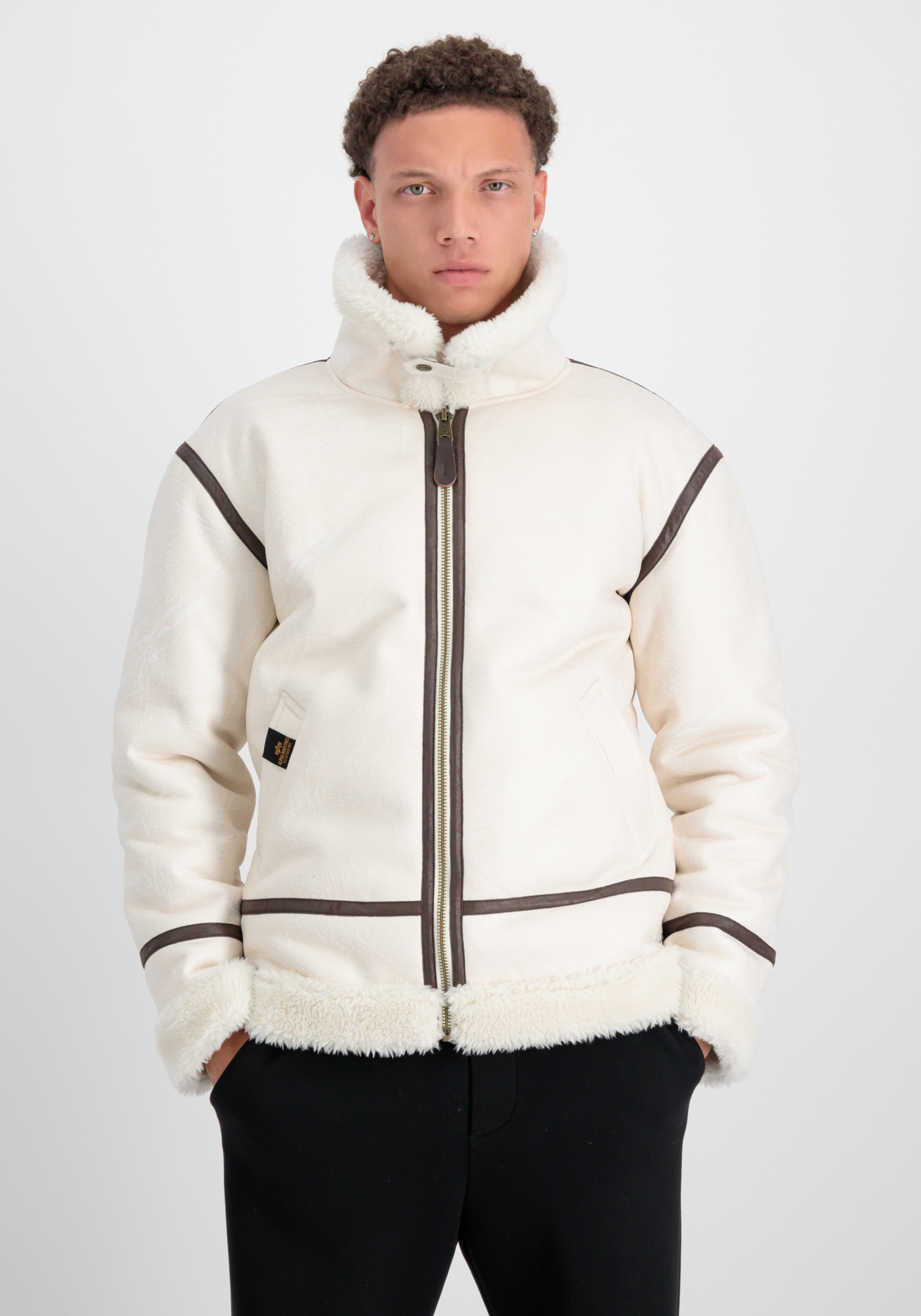 Alpha Industries Veste en cuir »B-3 Faux Leather«