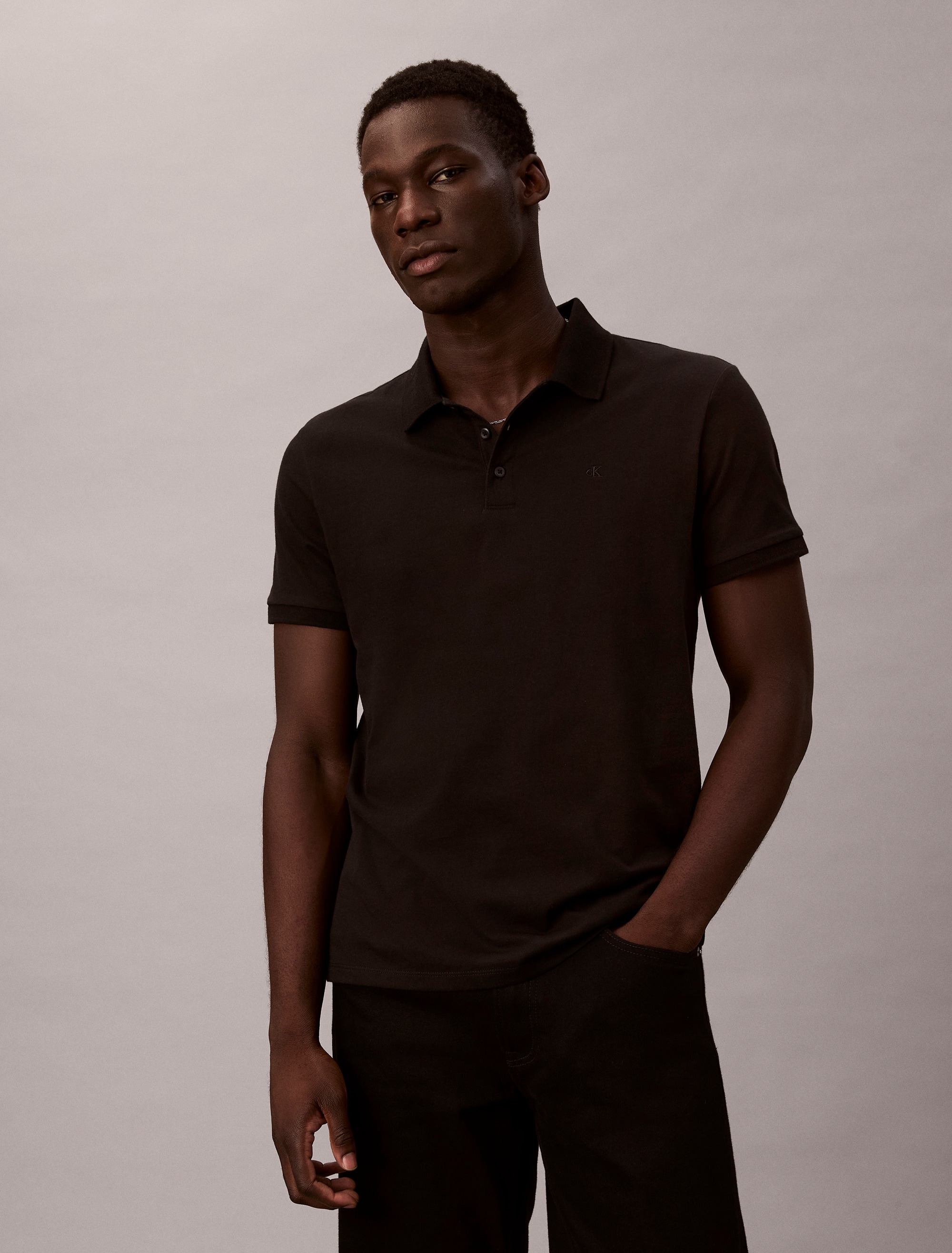 Image of Calvin Klein Jeans Poloshirt "CLASSIC MONOGRAM" normale Passform, basic, Logostickerei