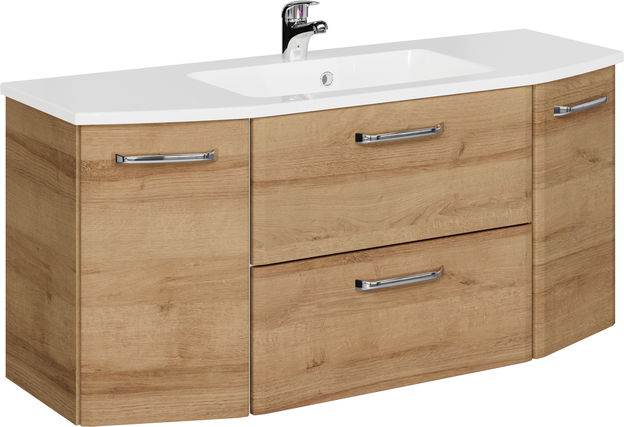 Image of Saphir Waschtisch "Quicket 318, mit Keramikbecken, 112cm breit" 2 Stk. tlg.