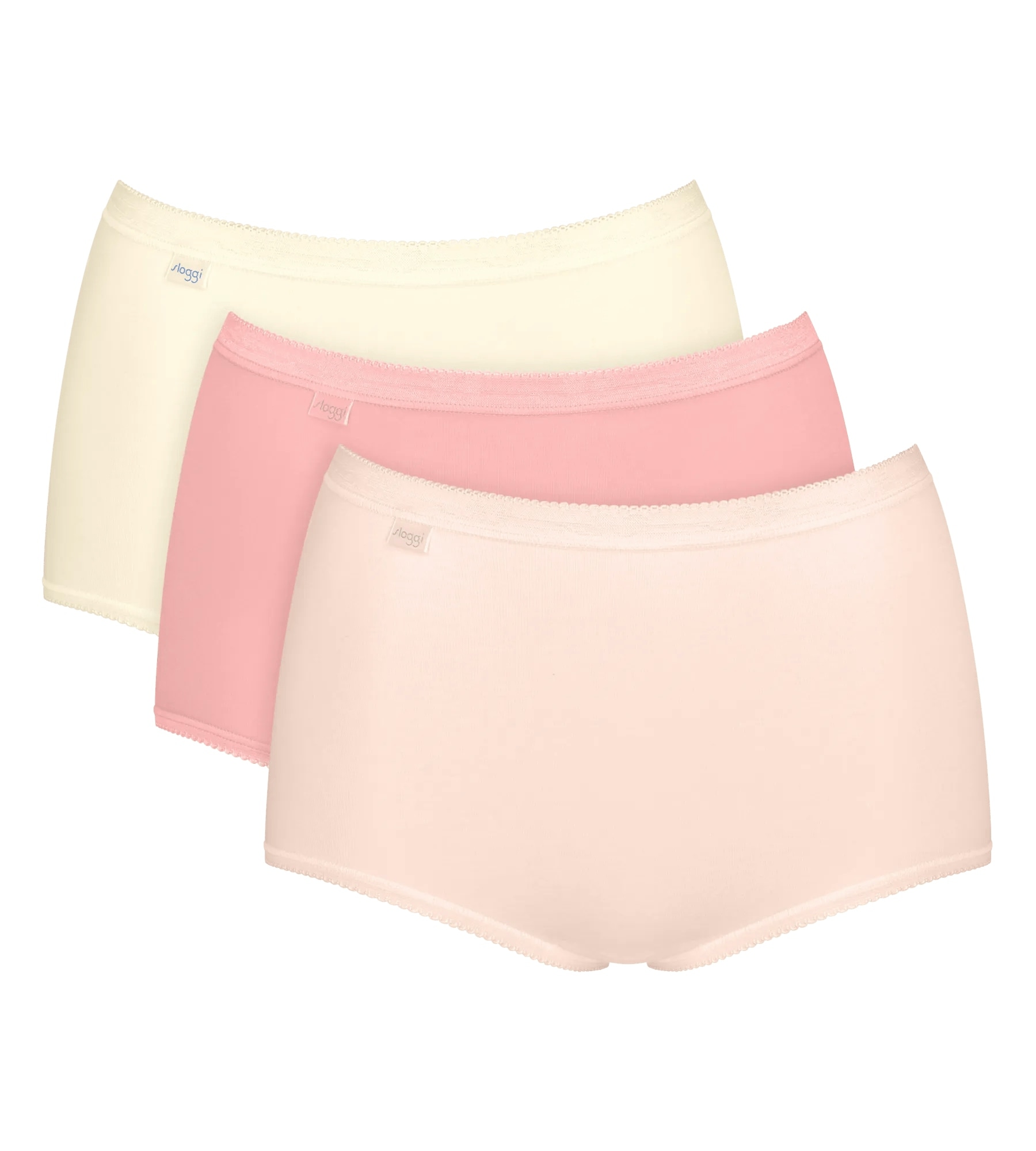 Image of sloggi Maxislip "Basic+ Maxi" 3er Pack, perfekter Sitz, Cotton-Mix, hohe Taille