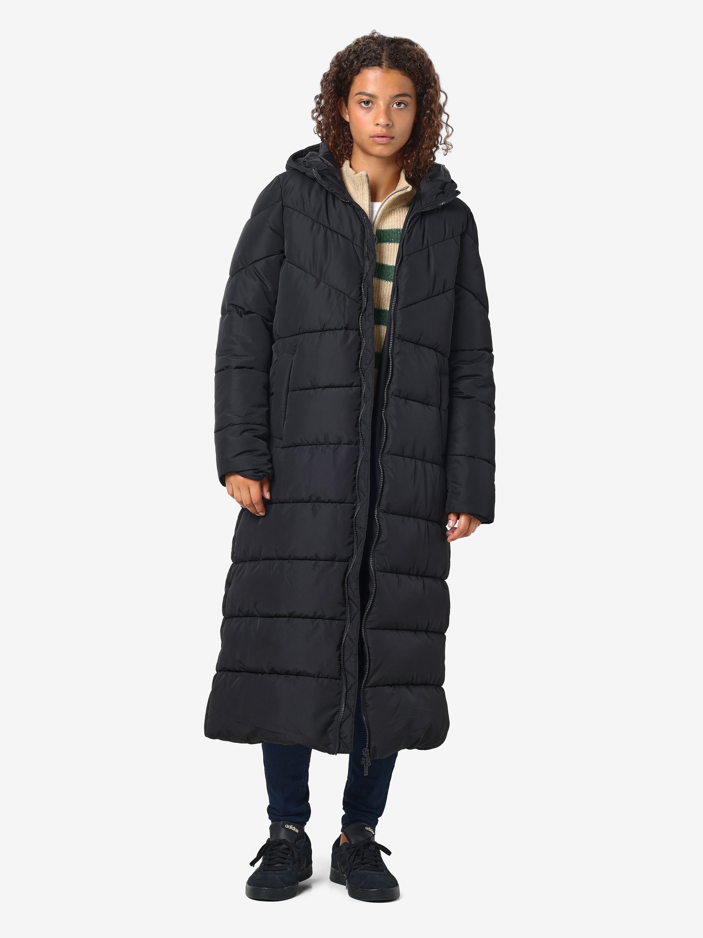 Image of Noisy may Steppmantel "NMDALCON L/S X-LONG COAT NOOS FWD"