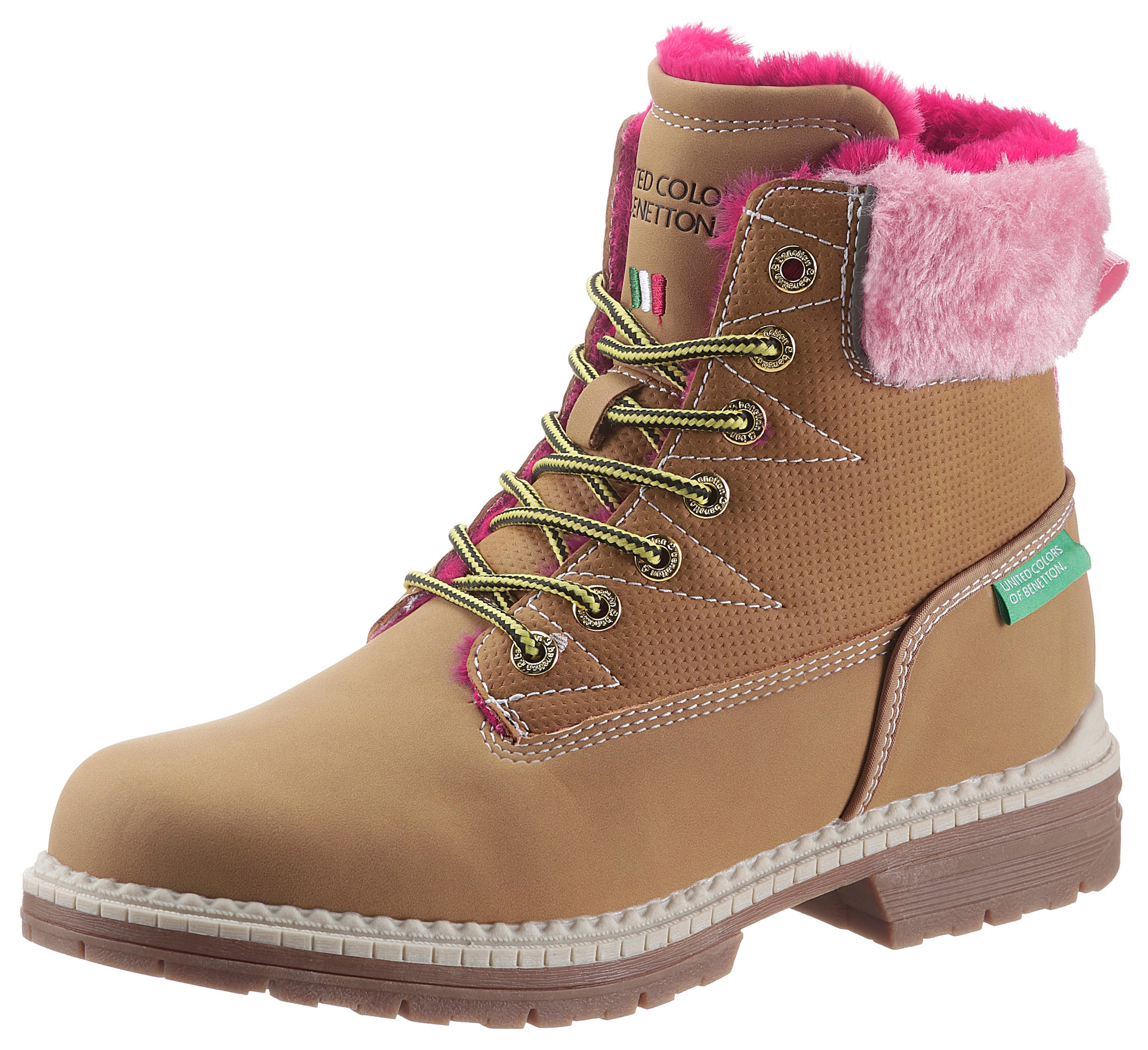 Image of United Colors of Benetton Winterboots »EVEREST LABEL«, mit Kunstfellkragen bei Ackermann Versand Schweiz