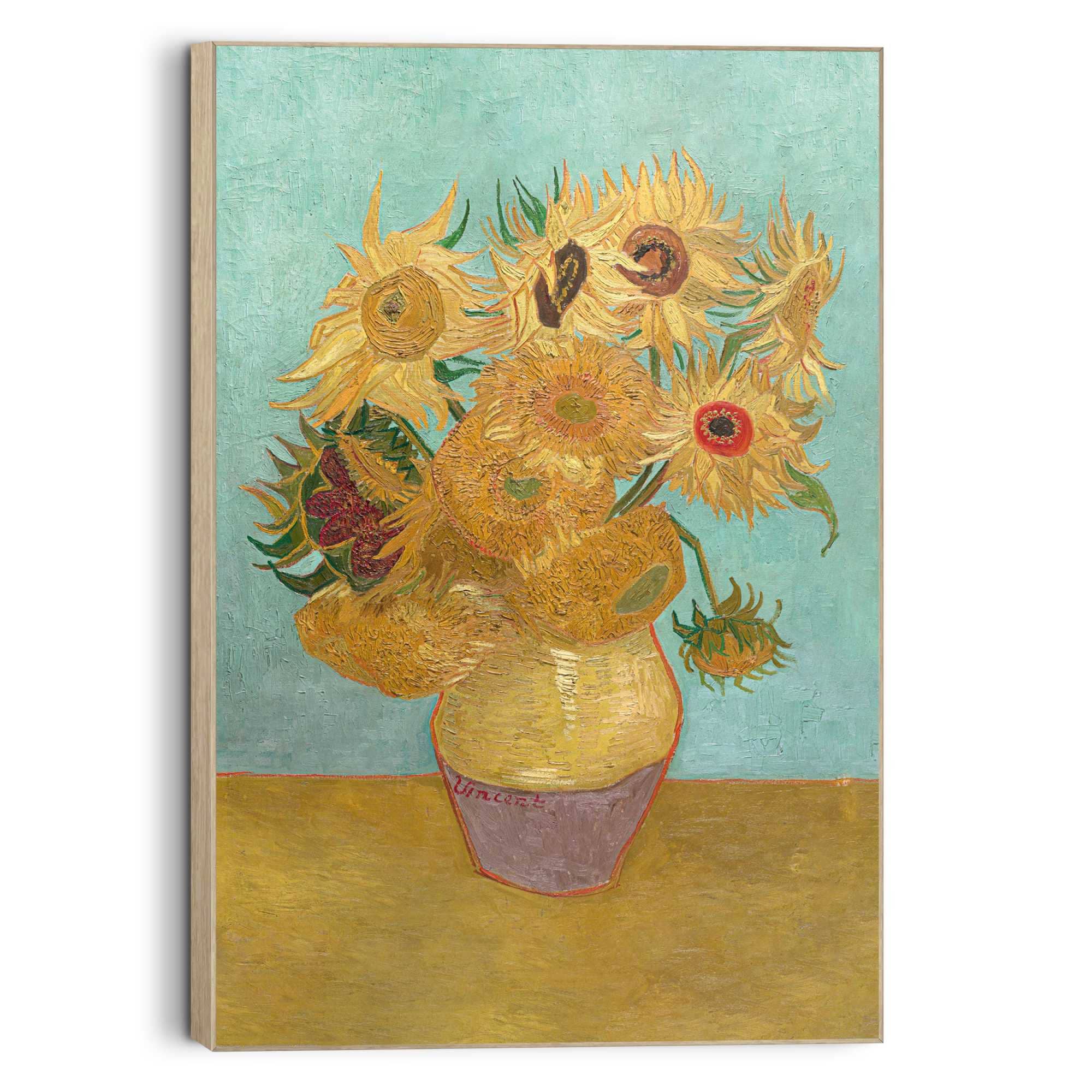 Image of Reinders Wandbild "Van Gogh - Sonnenblumen" Wohnzimmer - Alte Meister - Gelb - MDF - Kunst - 90x60 cm