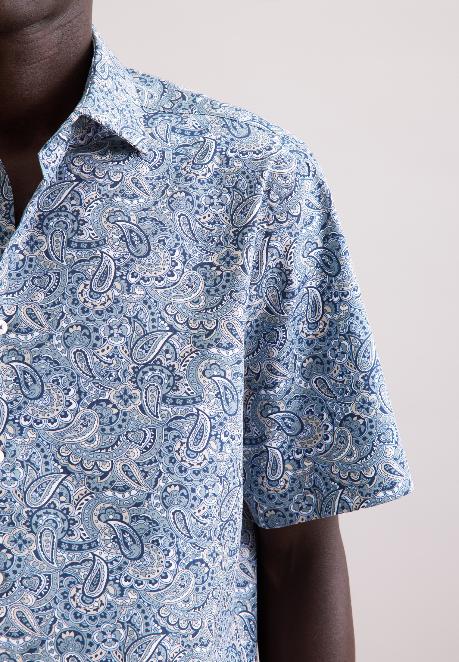 seidensticker Chemise d'affaires »Regular« Regular 1/2 Kentkragen Druck