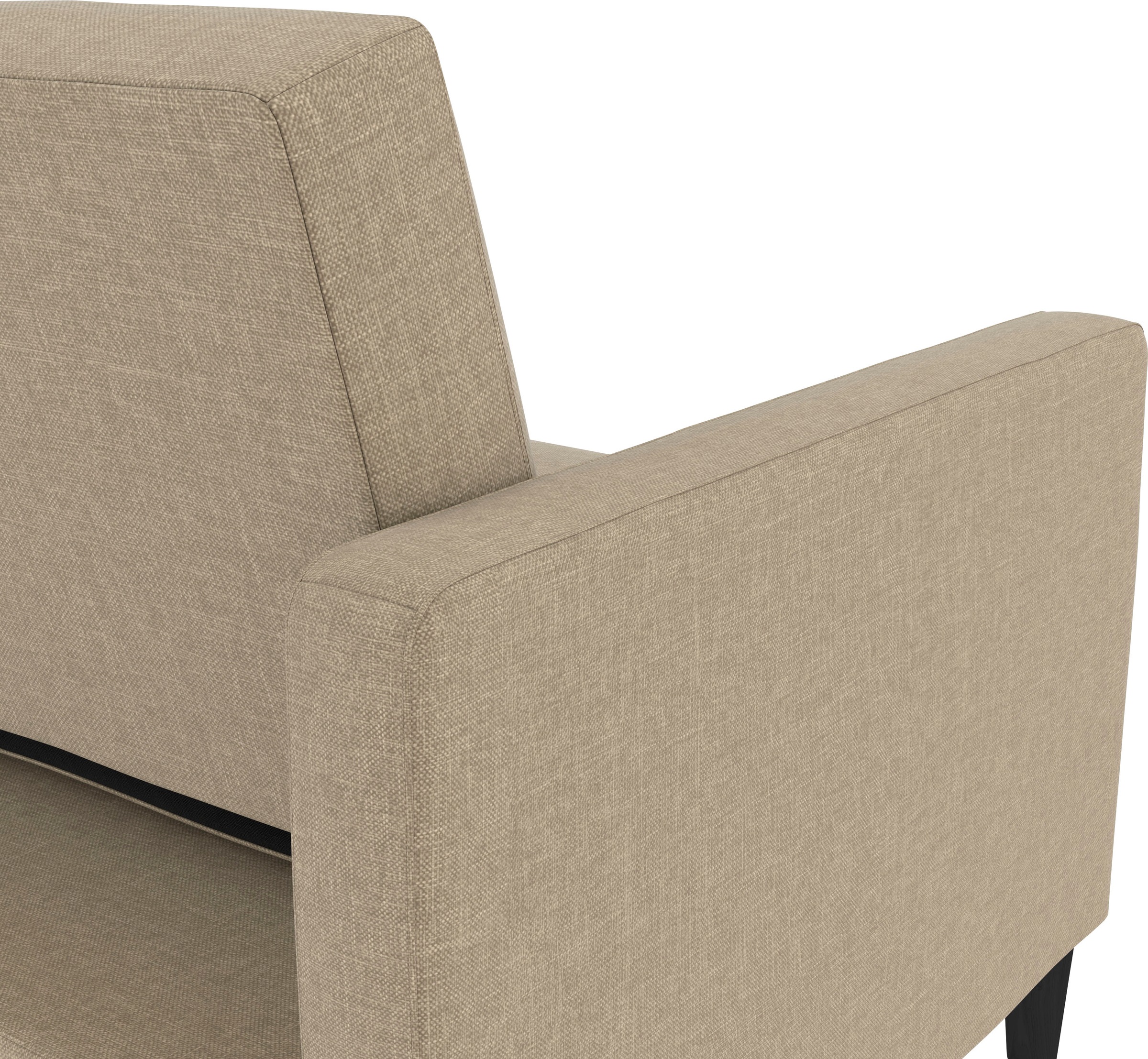 Dorel Home Ecksofa mit Schlafffunktion, Recamiere mit Stauraum beidseitig montierbar, Rückenlehne 2-teilig und 3-fach verstellbar