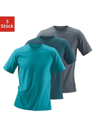 H.I.S T-Shirt, (3 tlg.), aus Baumwolle perfekt als Unterziehshirt kaufen
