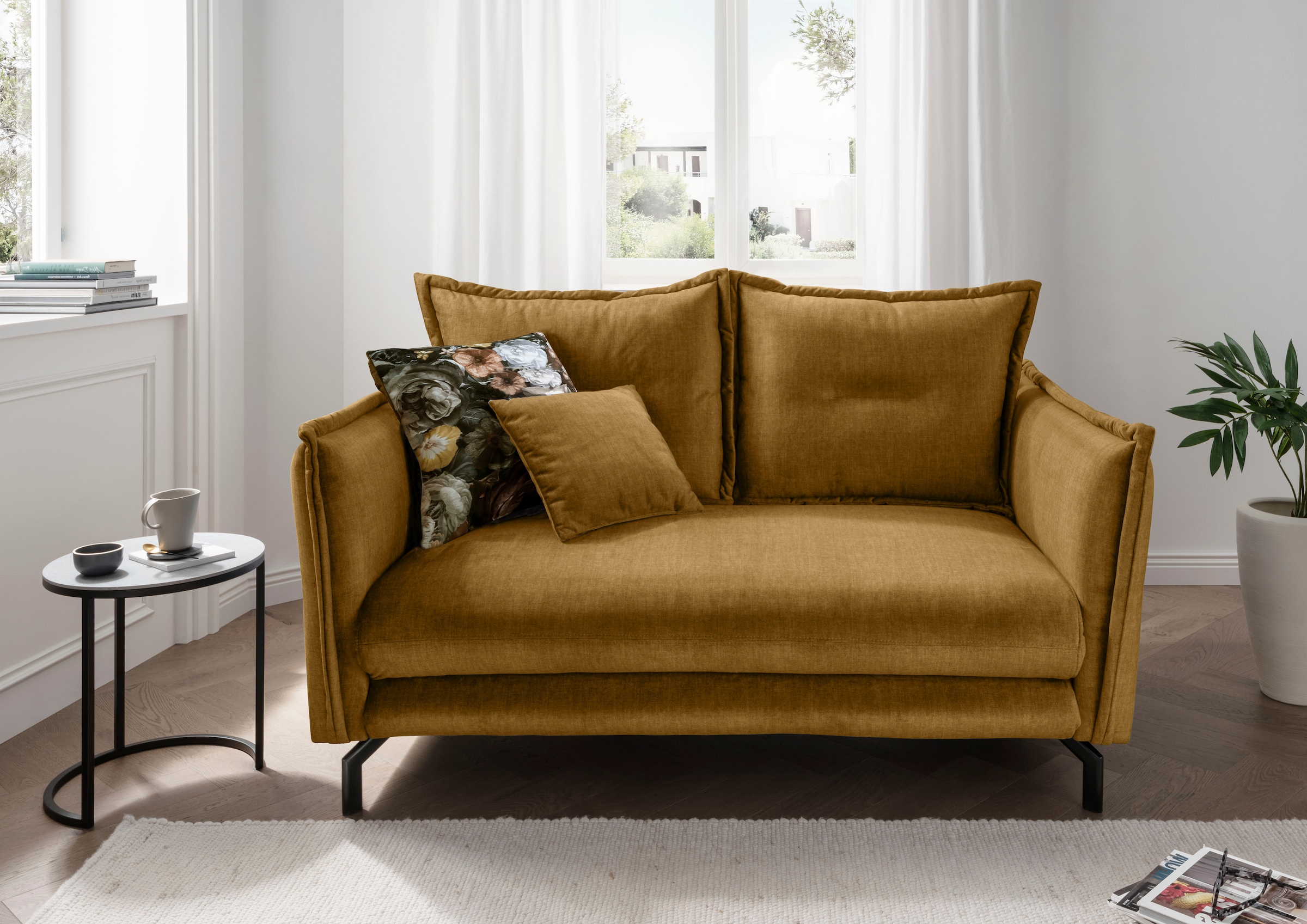 Image of Home affaire Ecksofa "Lava modern und bequem, schmale Armlehnen, tolle Detailverarbeitung" Armlehnen verstellbar