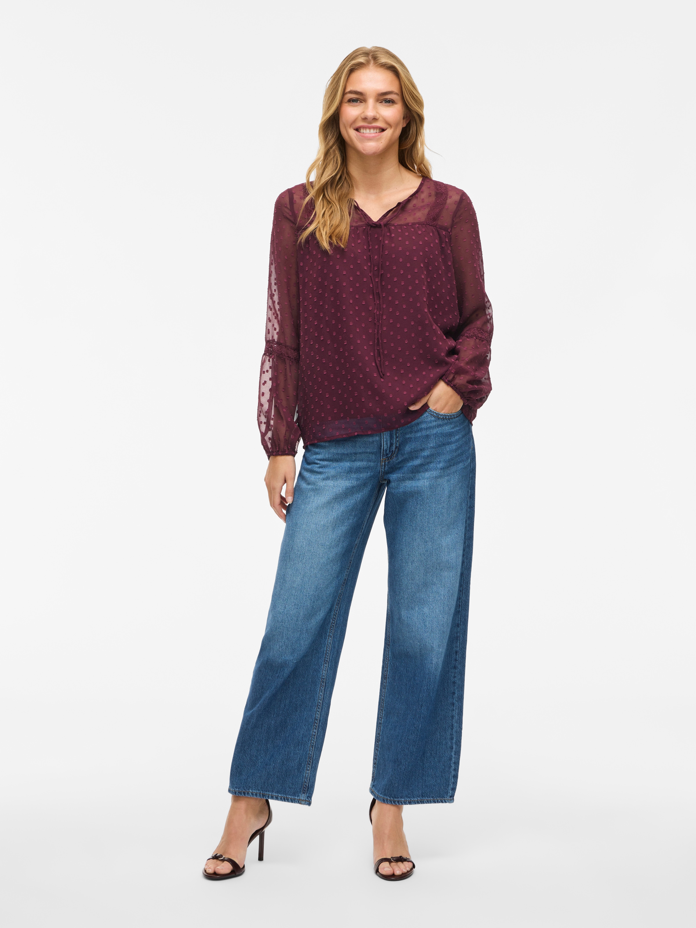 Vila Blusenshirt »VIEDEE L/S TOP - NOOS«