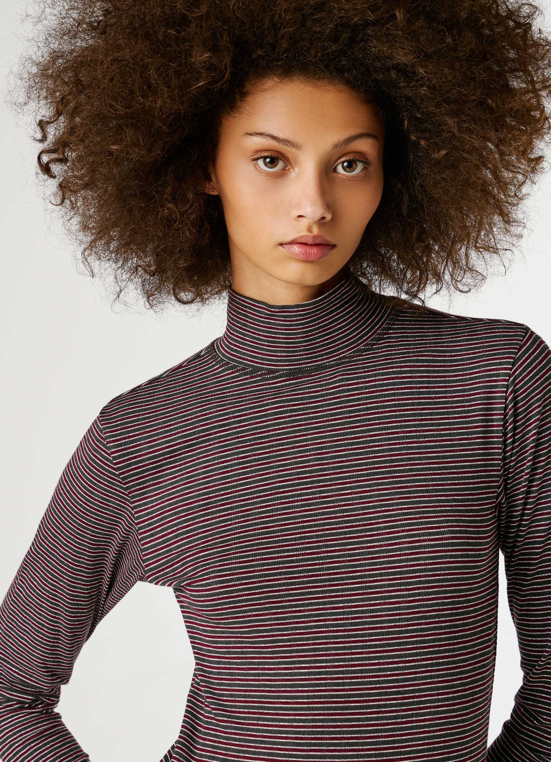 Pepe Jeans T-shirt à manches longues »BINTY« mit Stehkragen