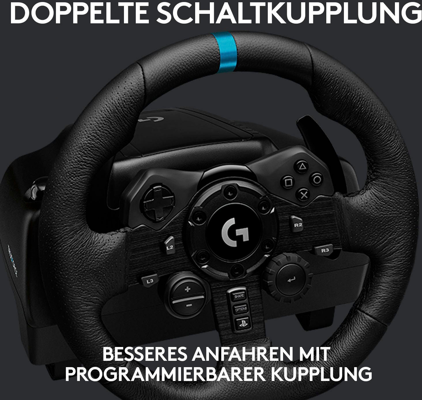 Logitech G Gaming-Lenkrad »G923 für PS5 und PC«, inkl. F1 2021 maintenant