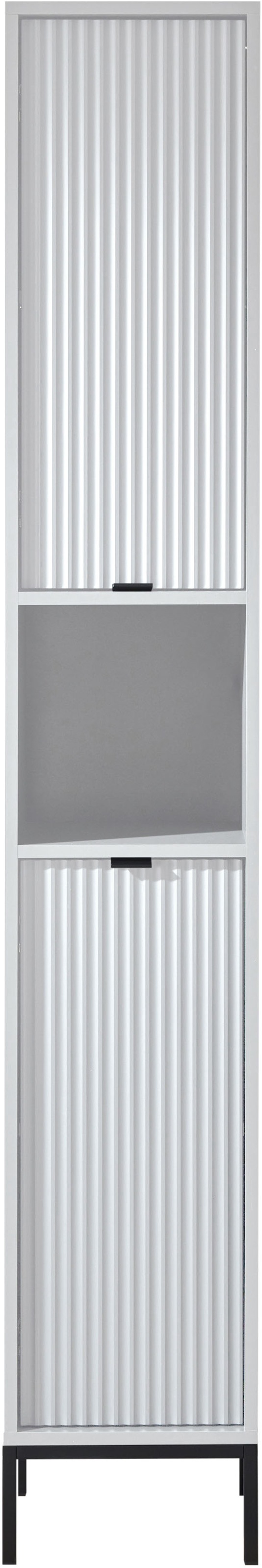 BASIC by Balculina »Lucera Hochschrank, Badezimmerschrank BxHxT 32x195x32« 1 cuis tlg. Largeur 32 cm, porte montable à gauche/droite