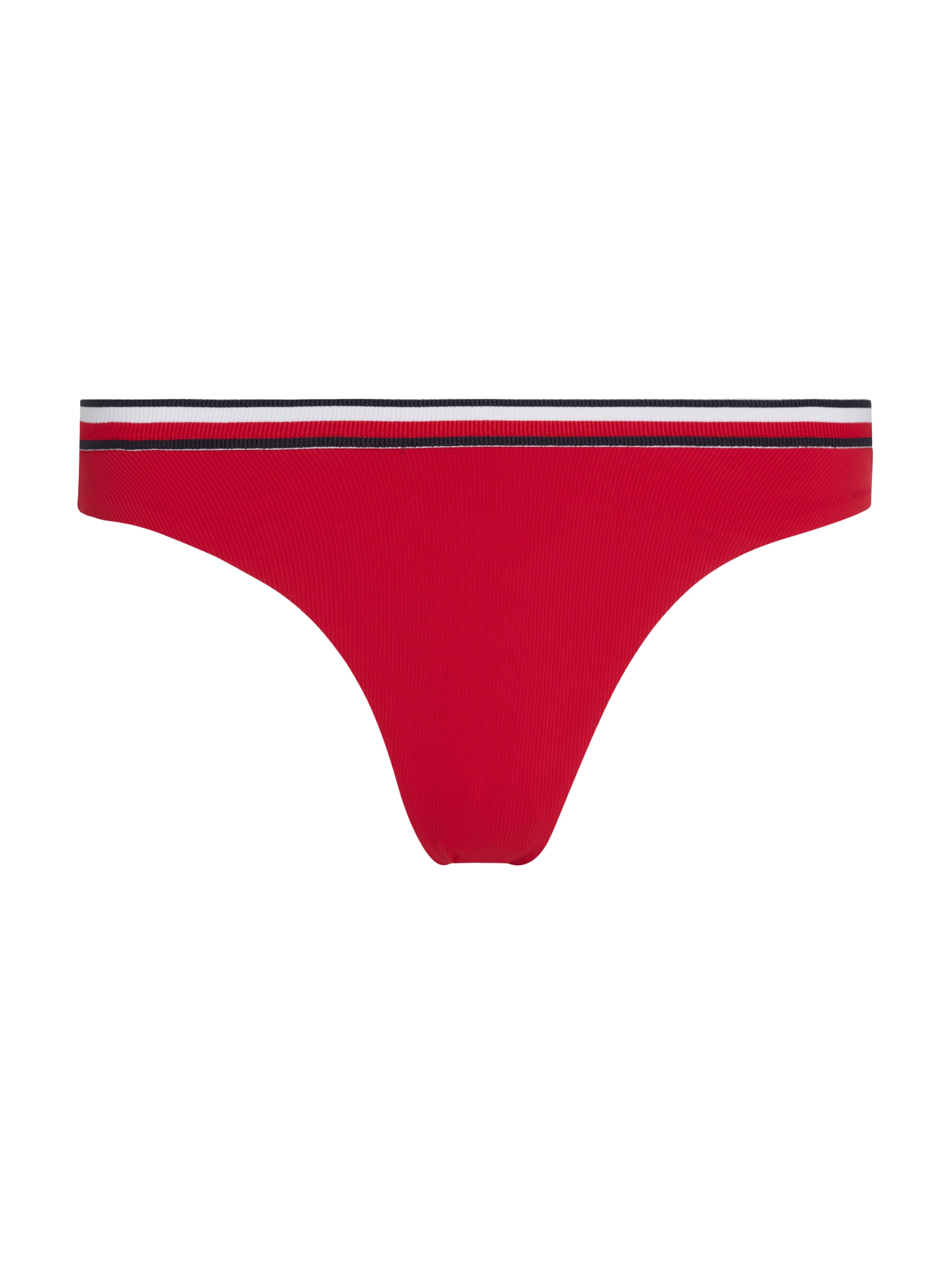 Tommy Hilfiger Swimwear Bikini-Hose »CHEEKY HIGH LEG BIKINI«, mit Rippenstruktur