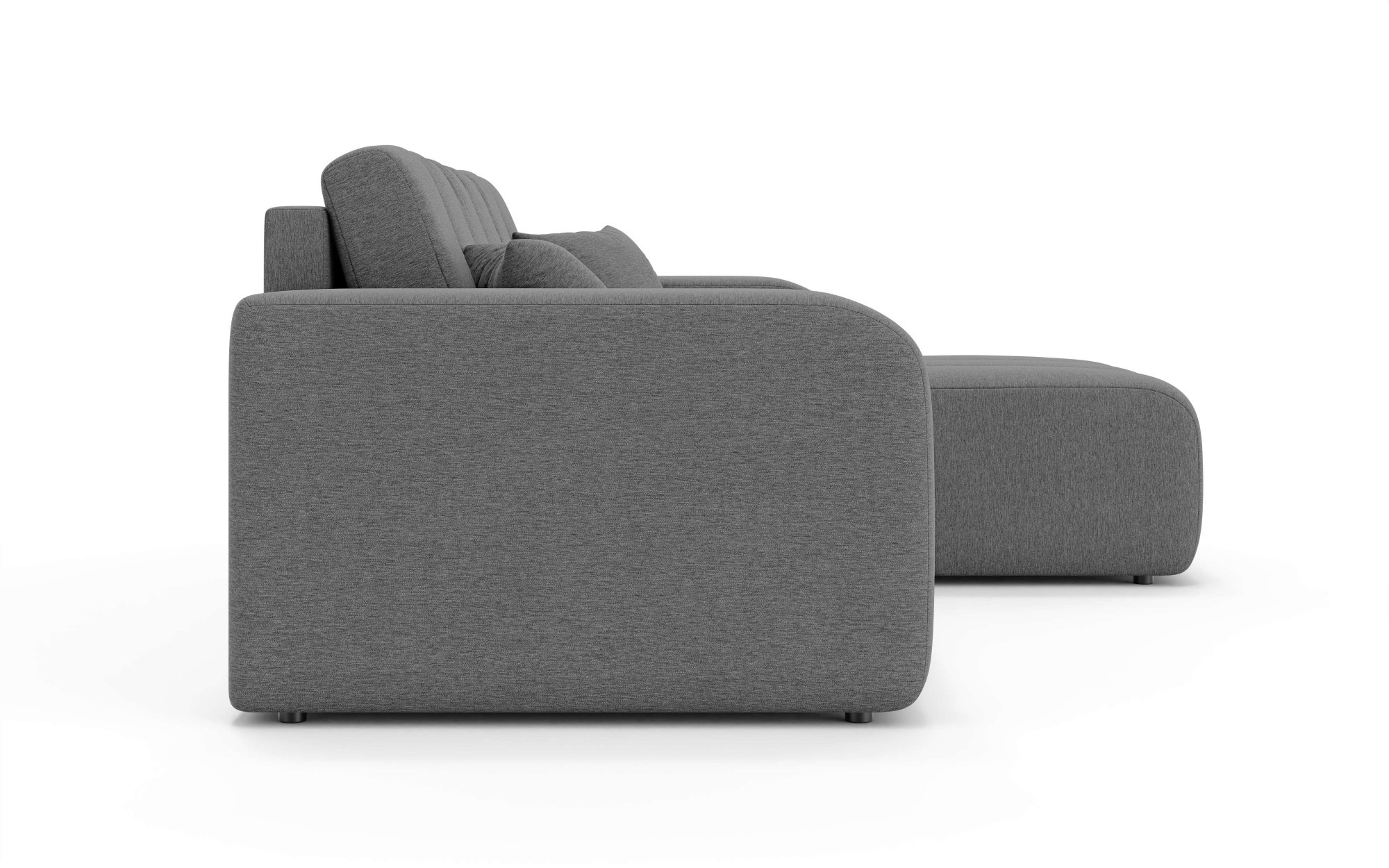 GOODproduct Ecksofa »CASSY L-Form, Schlafsofa mit Bettkasten, Masse B/T/H: 245/165/88 cm« mit 2 Rückenkissen, Recamiere rechts oder links bestellbar