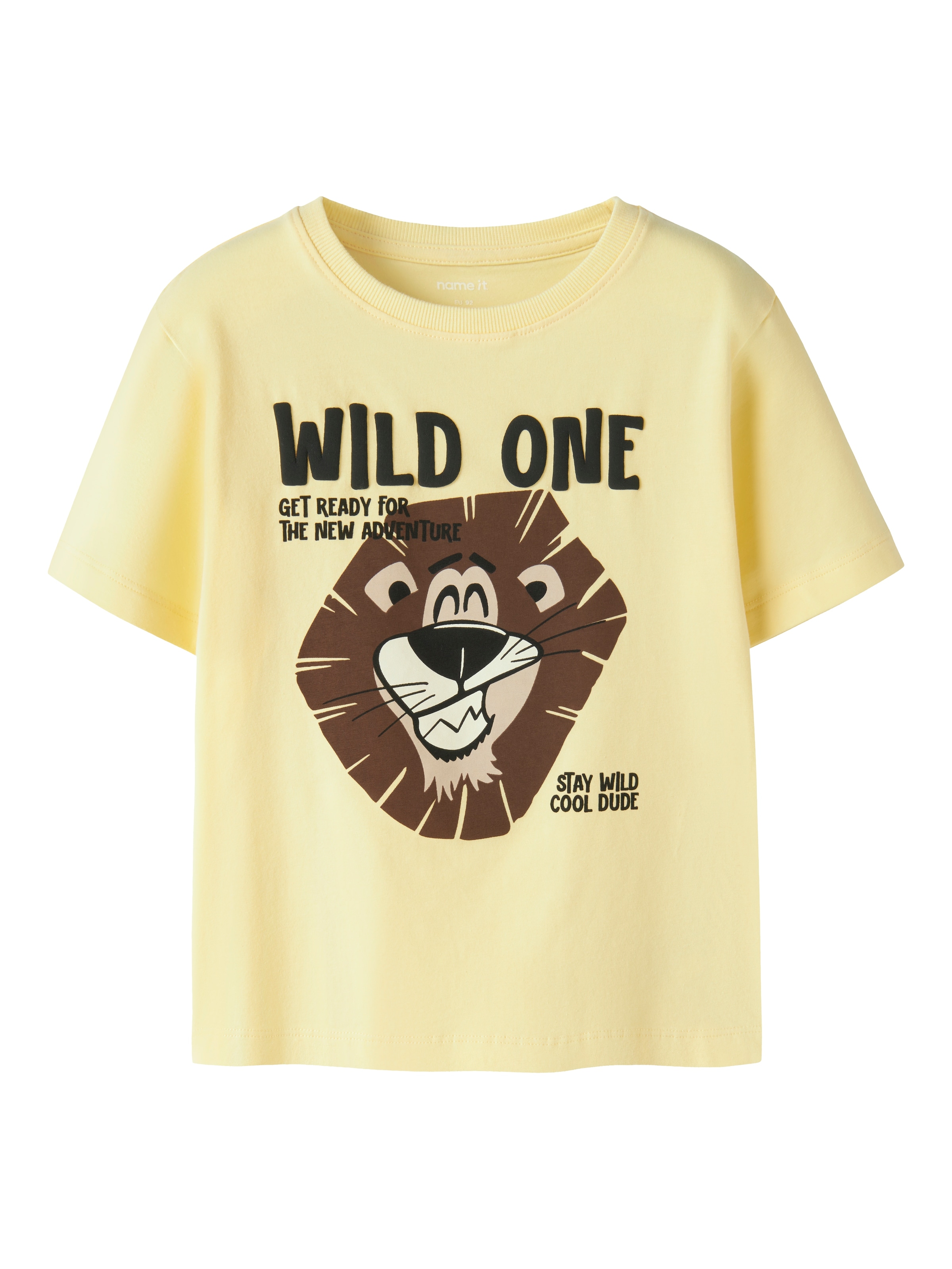 Name It T-shirt »NMMHARLY SS NREG TOP BOX« mélange coton, coupe régulière